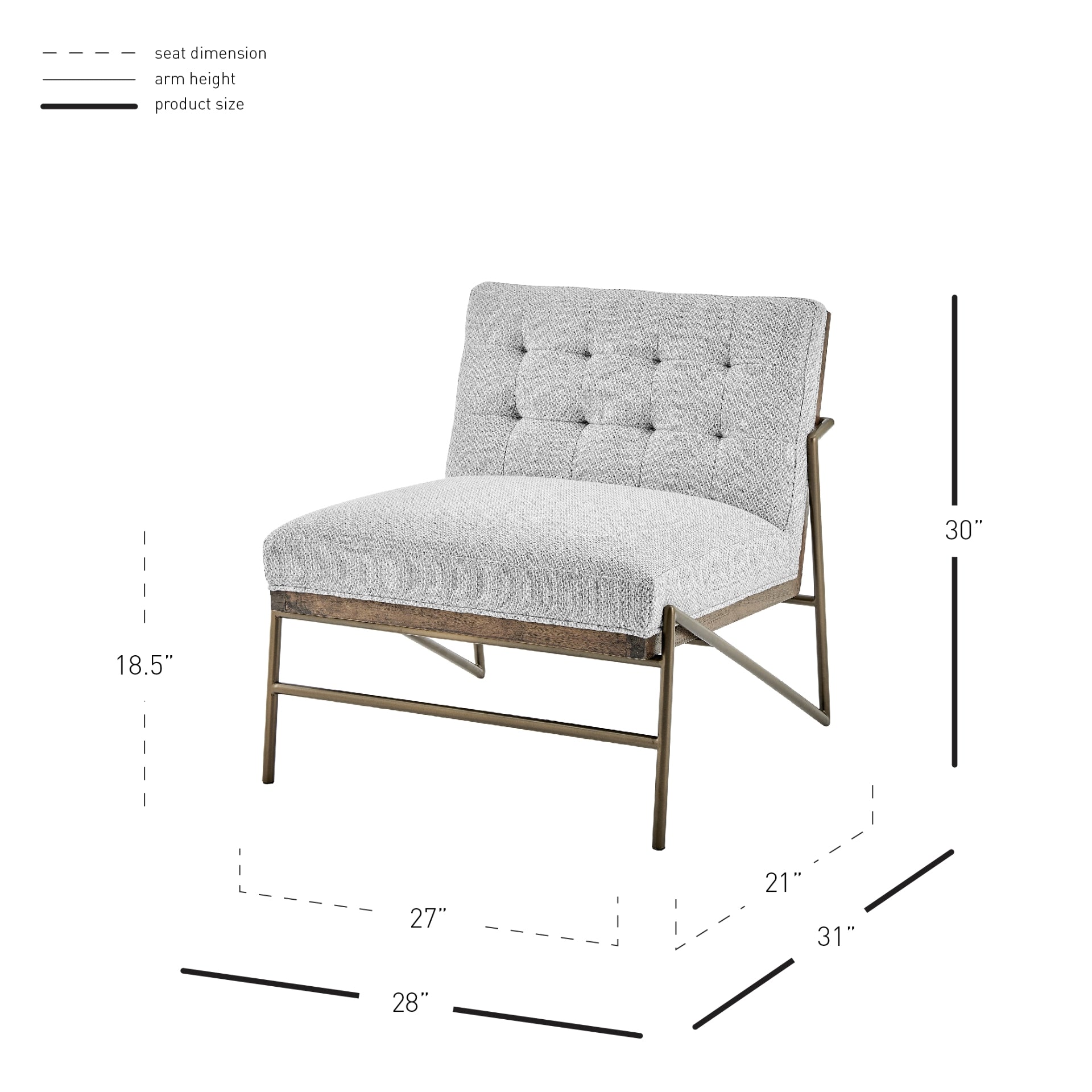 Marlow Fabric Accent Chair - What A Room