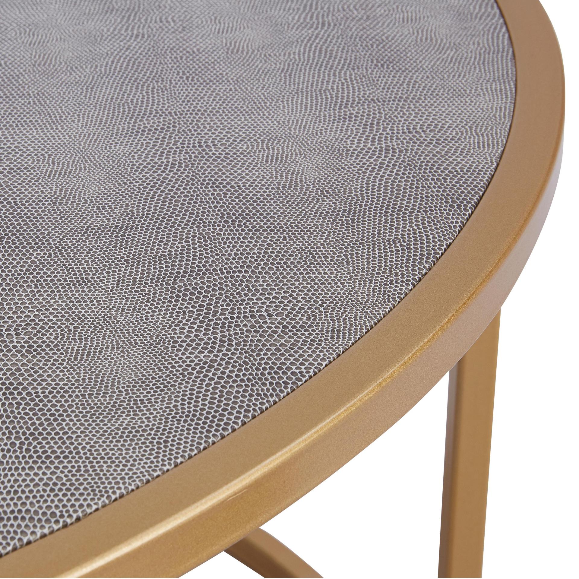 Anza Faux Shagreen Nesting Coffee Table Set of 2 - What A Room