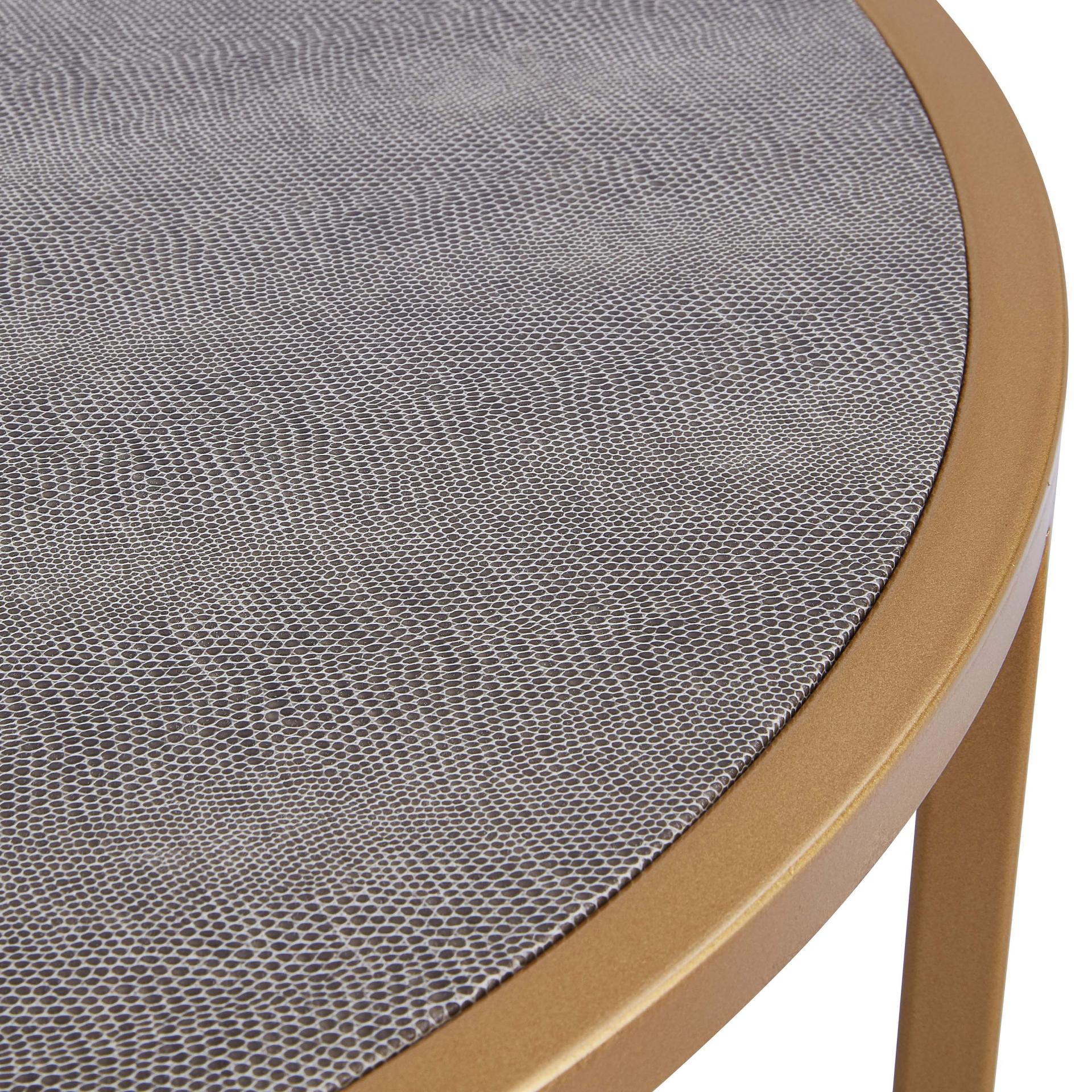 Anza Faux Shagreen Nesting Coffee Table Set of 2 - What A Room