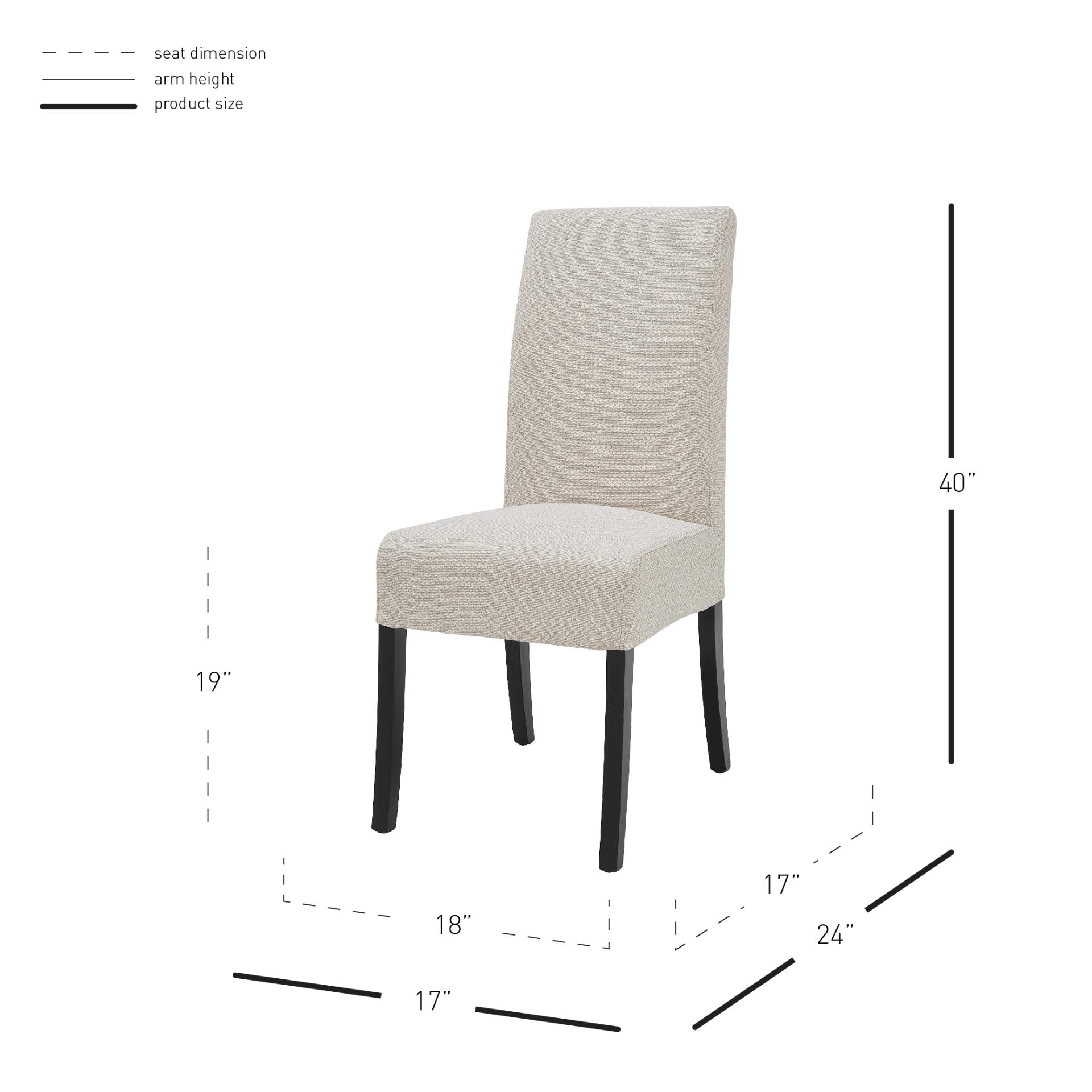 Valencia Fabric Dining Side Chair - What A Room