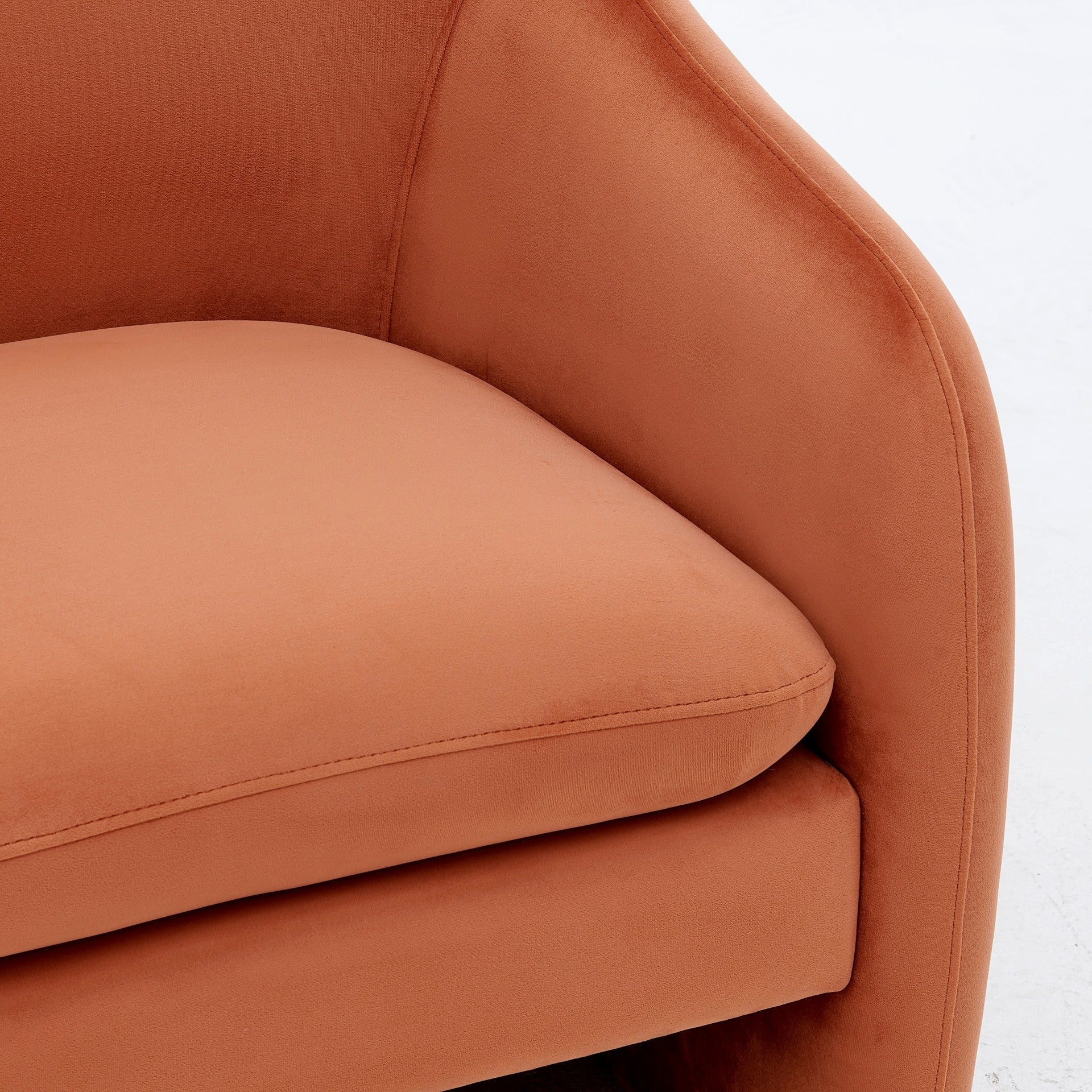 Zella Velvet Fabric Accent Arm Chair - What A Room