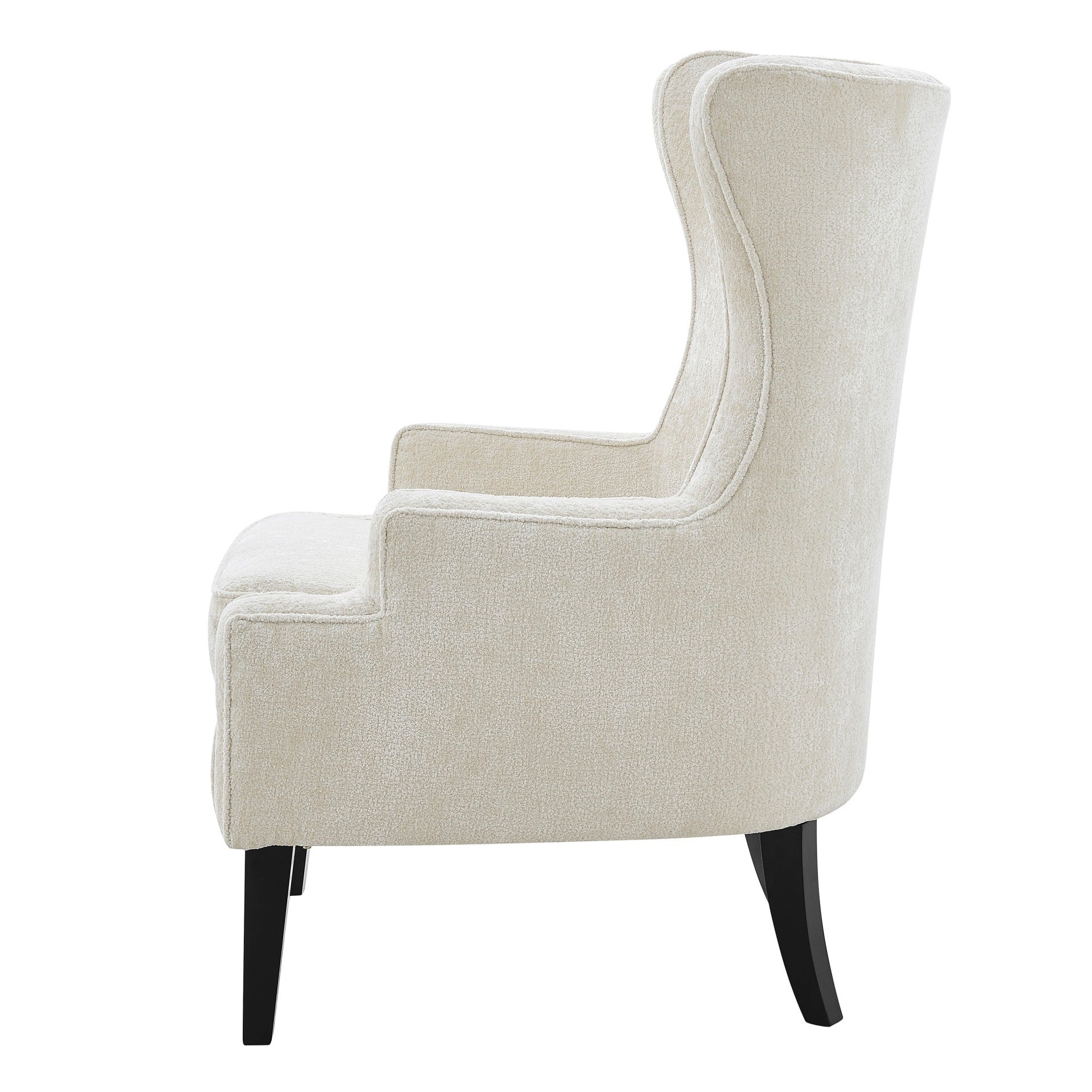Clementine KD Fabric Wing Accent Arm Chair - What A Room