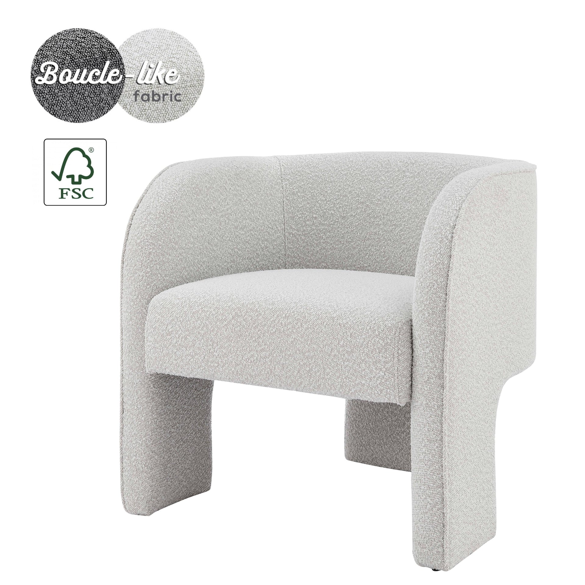 Matteo Fabric Accent Arm Chair - What A Room