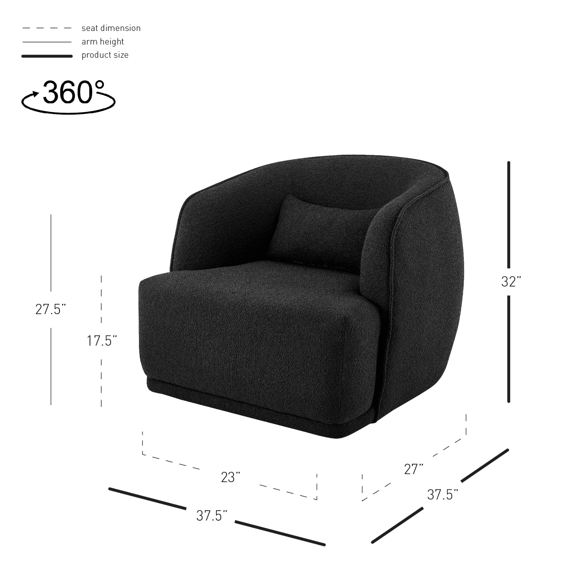 Steward Fabric Swivel Accent Chair - What A Room