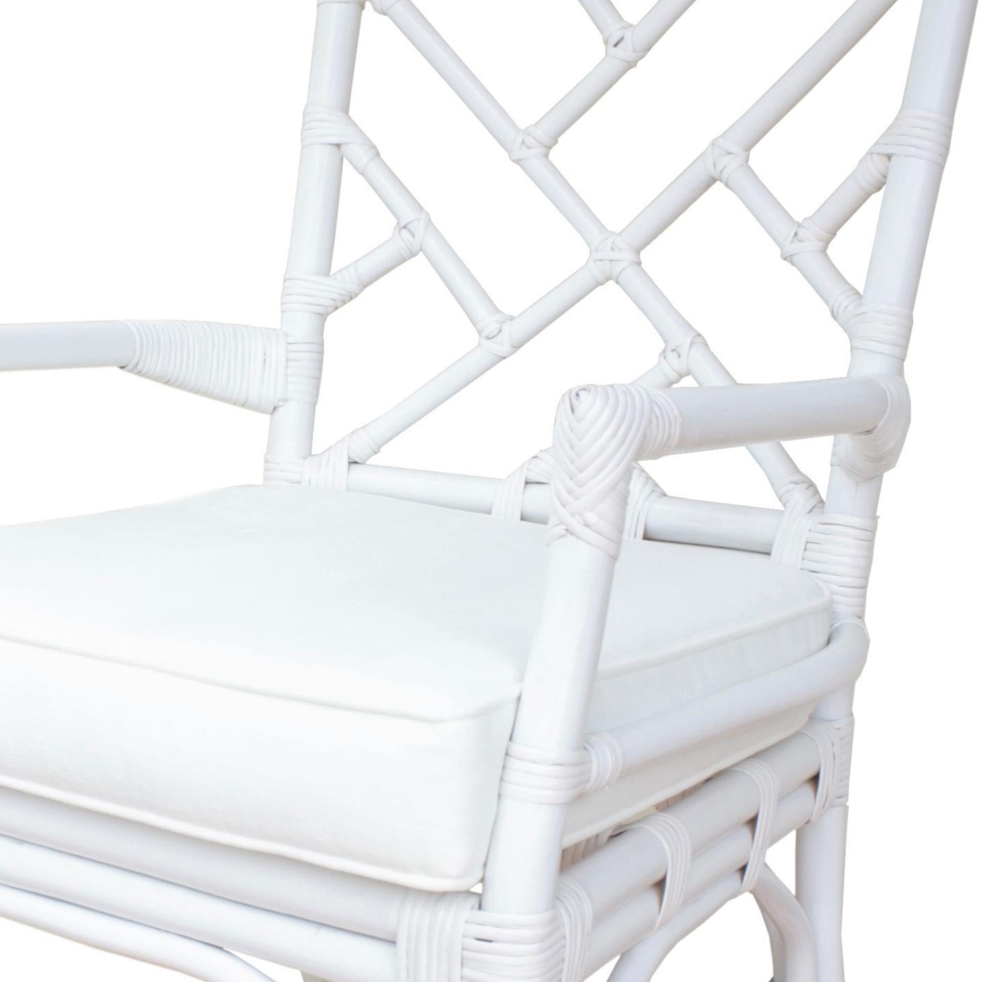 Kara Rattan Dining Side Arm Chair - What A Room