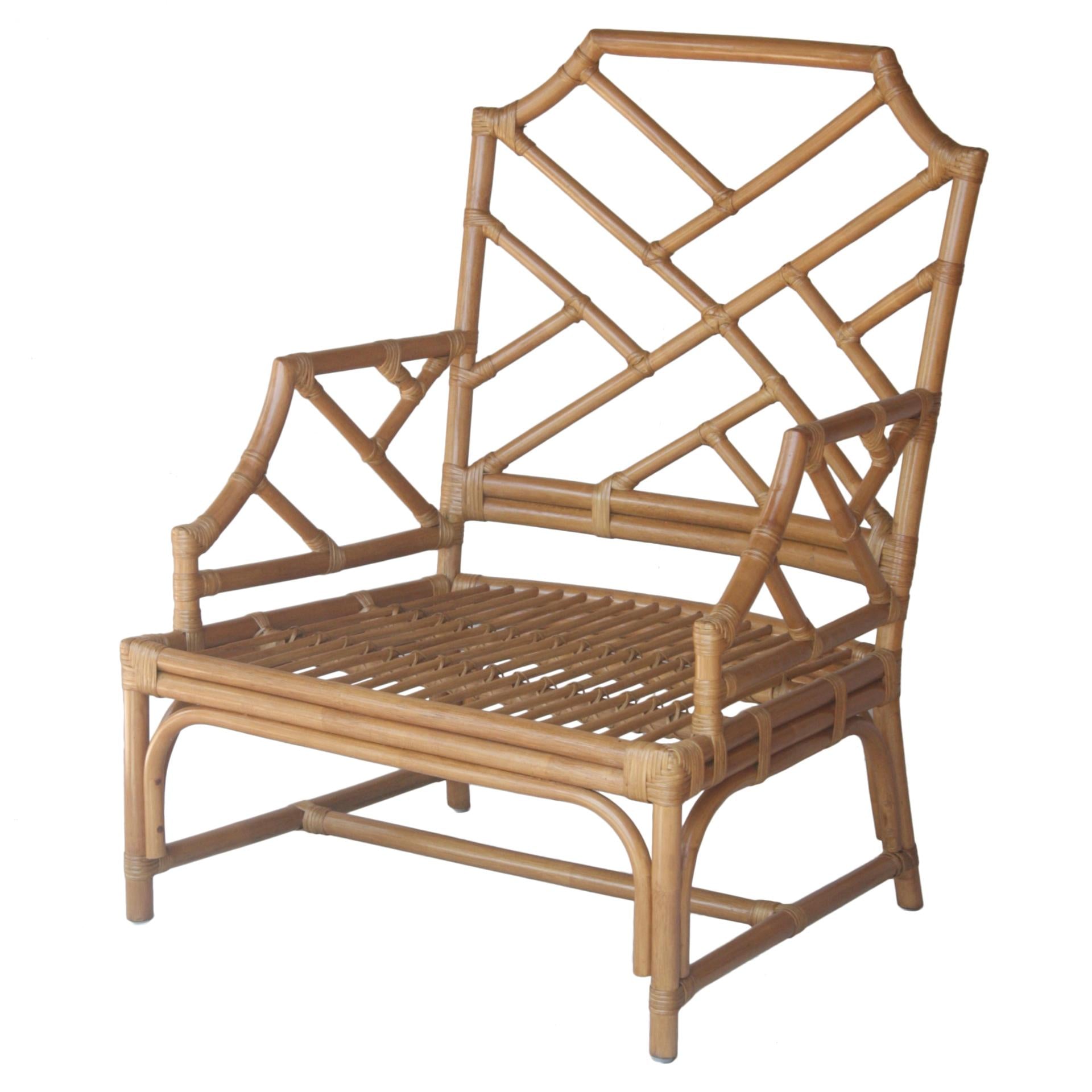 Kara Rattan Accent Arm Chair - What A Room
