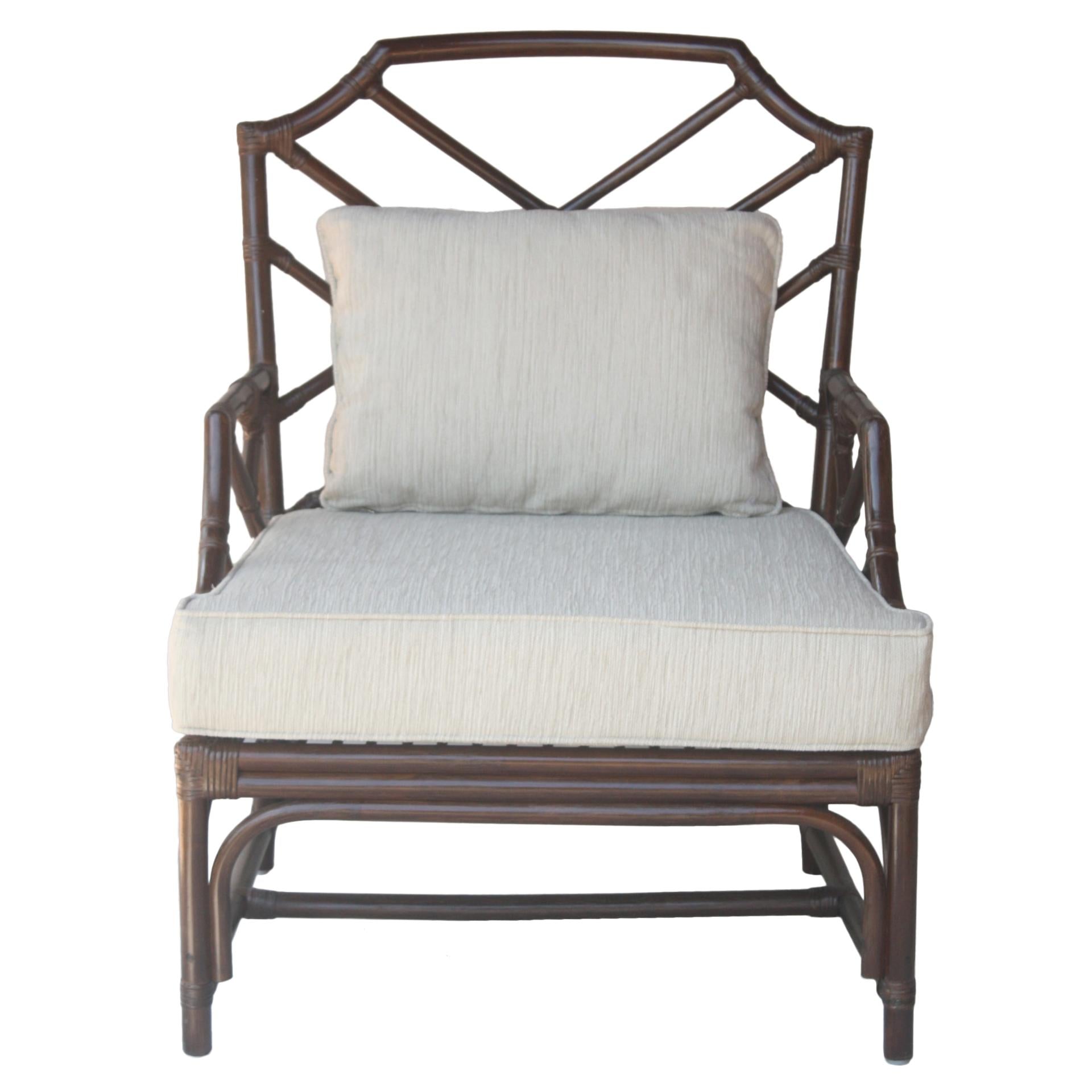 Kara Rattan Accent Arm Chair - What A Room