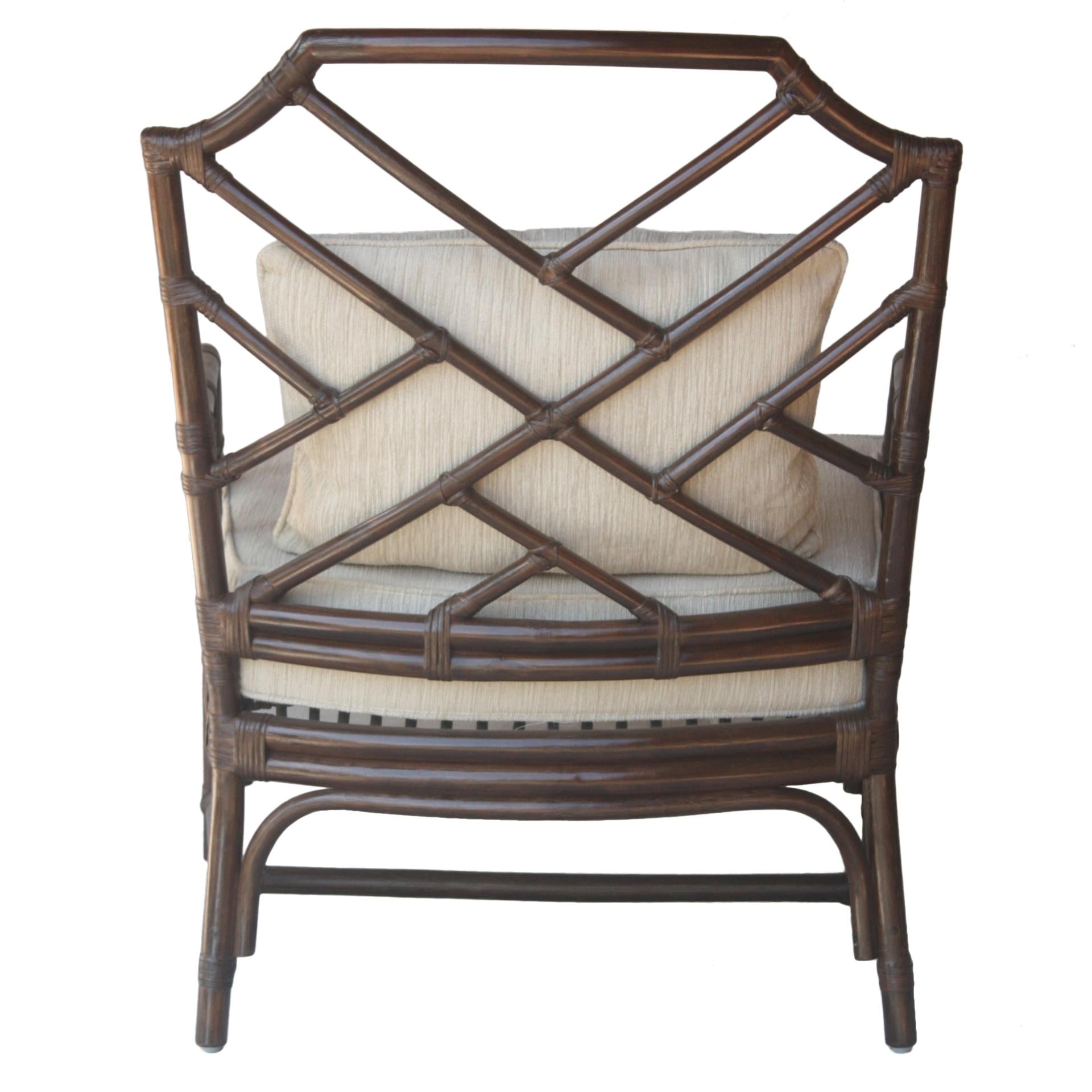 Kara Rattan Accent Arm Chair - What A Room