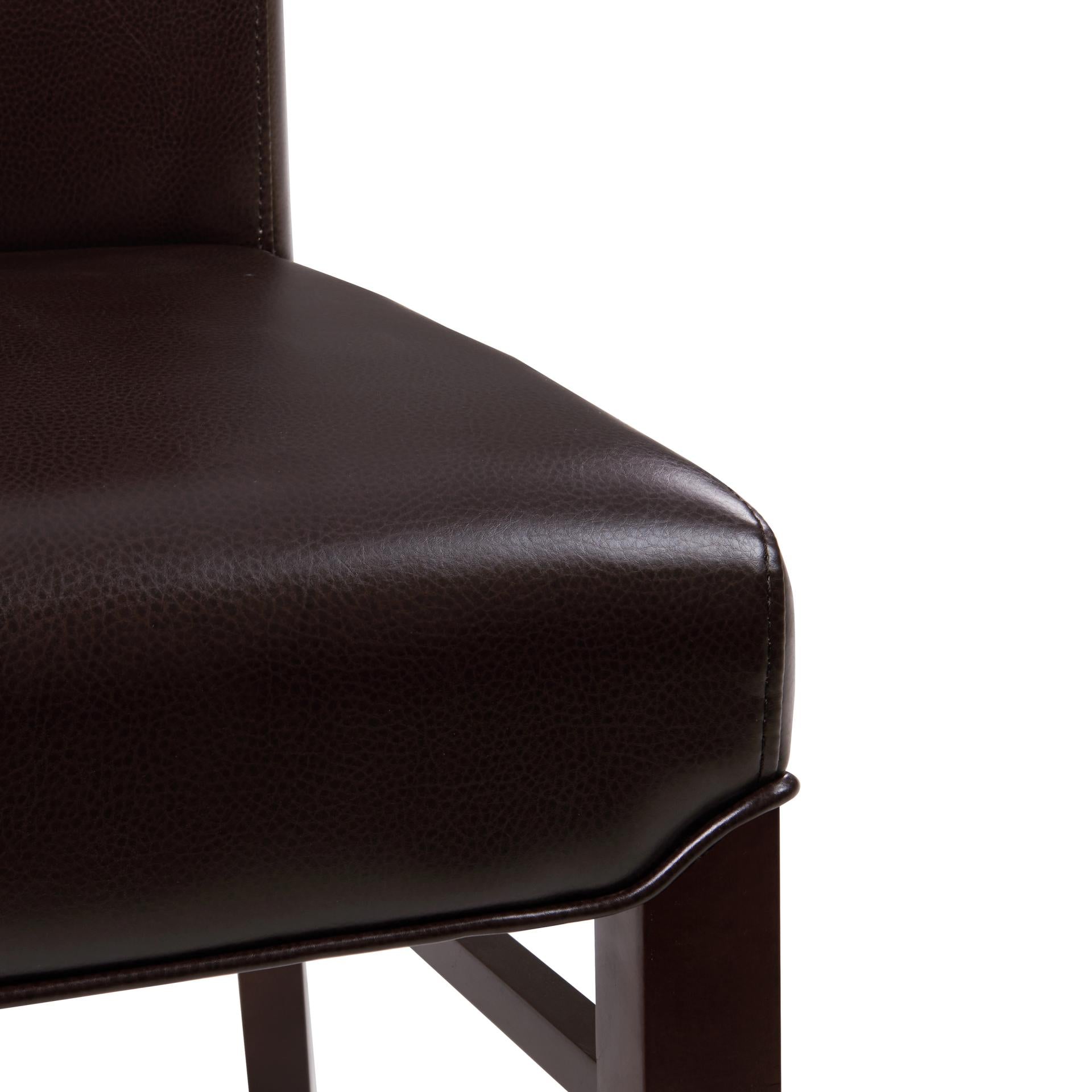Milton Bonded Leather Dining Side Chair - What A Room