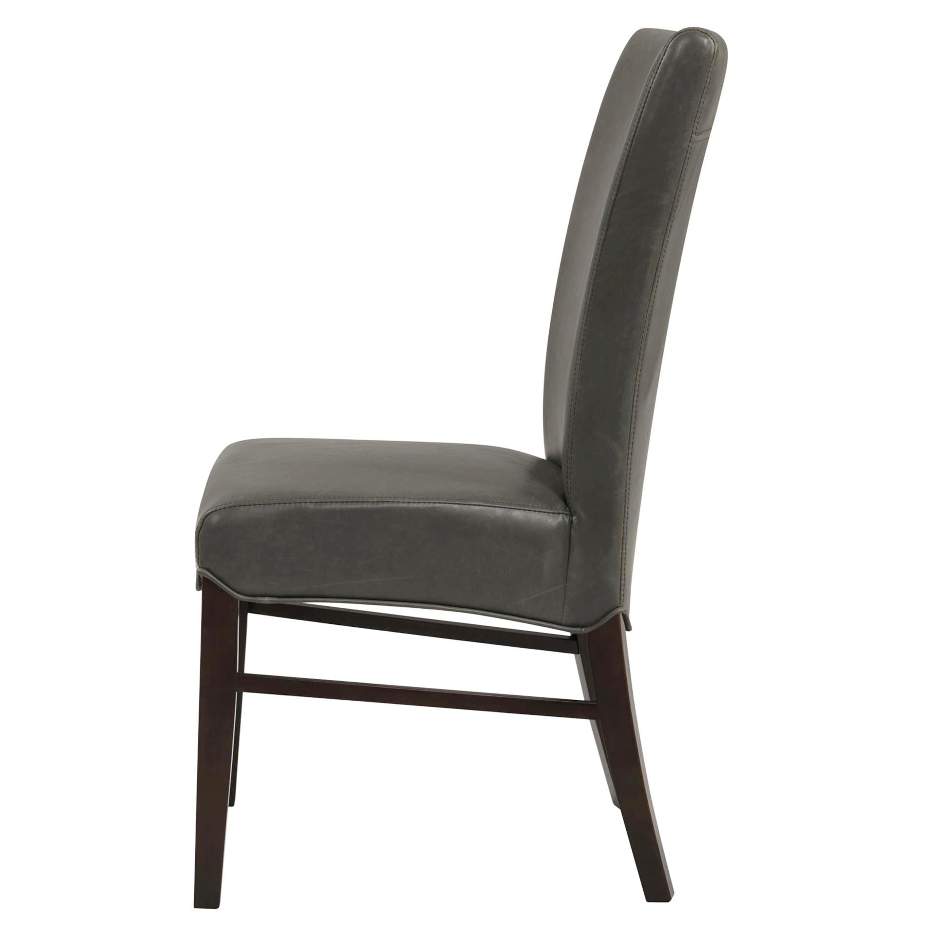 Milton Bonded Leather Dining Side Chair - What A Room
