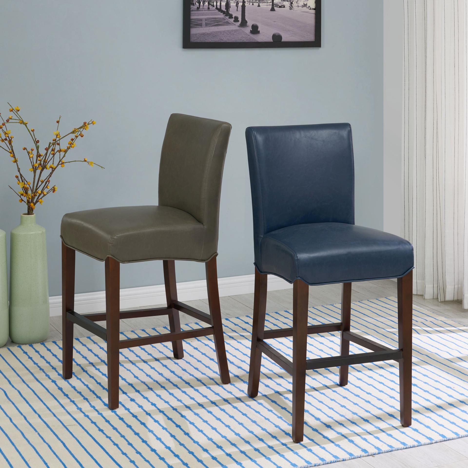 Milton Bonded Leather Counter Stool - What A Room