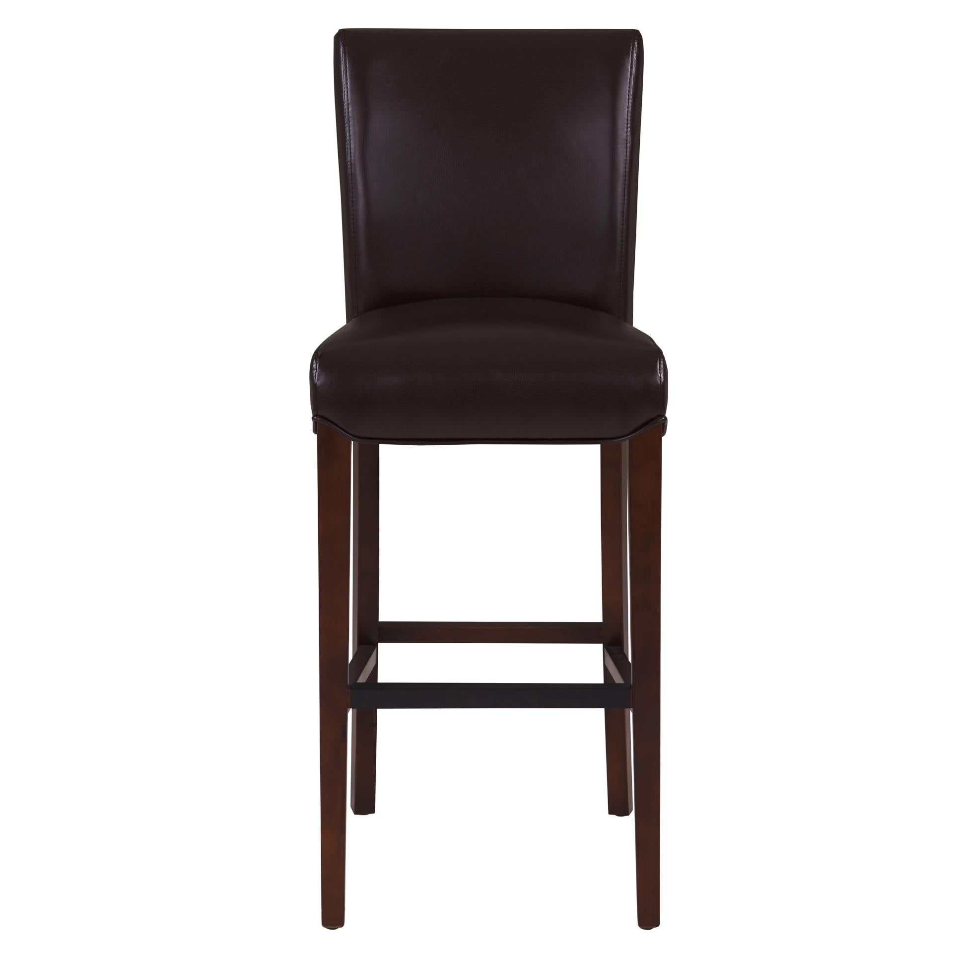 Milton Bonded Leather Bar Stool - What A Room