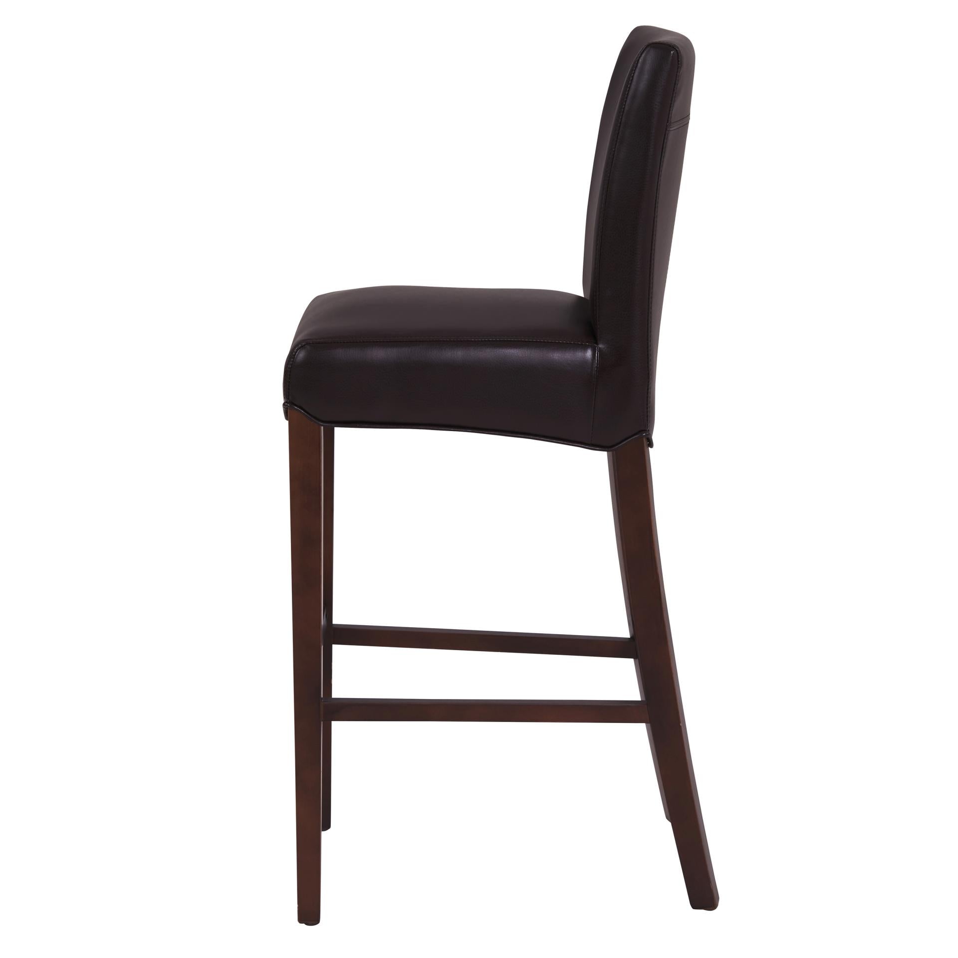 Milton Bonded Leather Bar Stool - What A Room