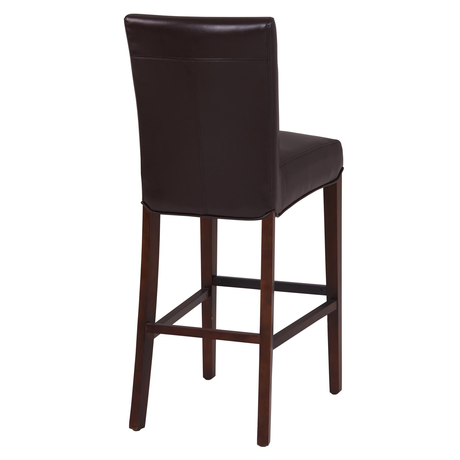 Milton Bonded Leather Bar Stool - What A Room