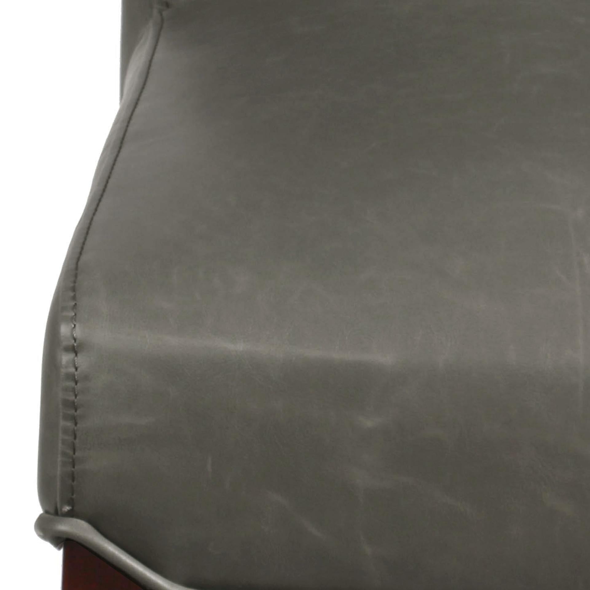 Milton Bonded Leather Bar Stool - What A Room