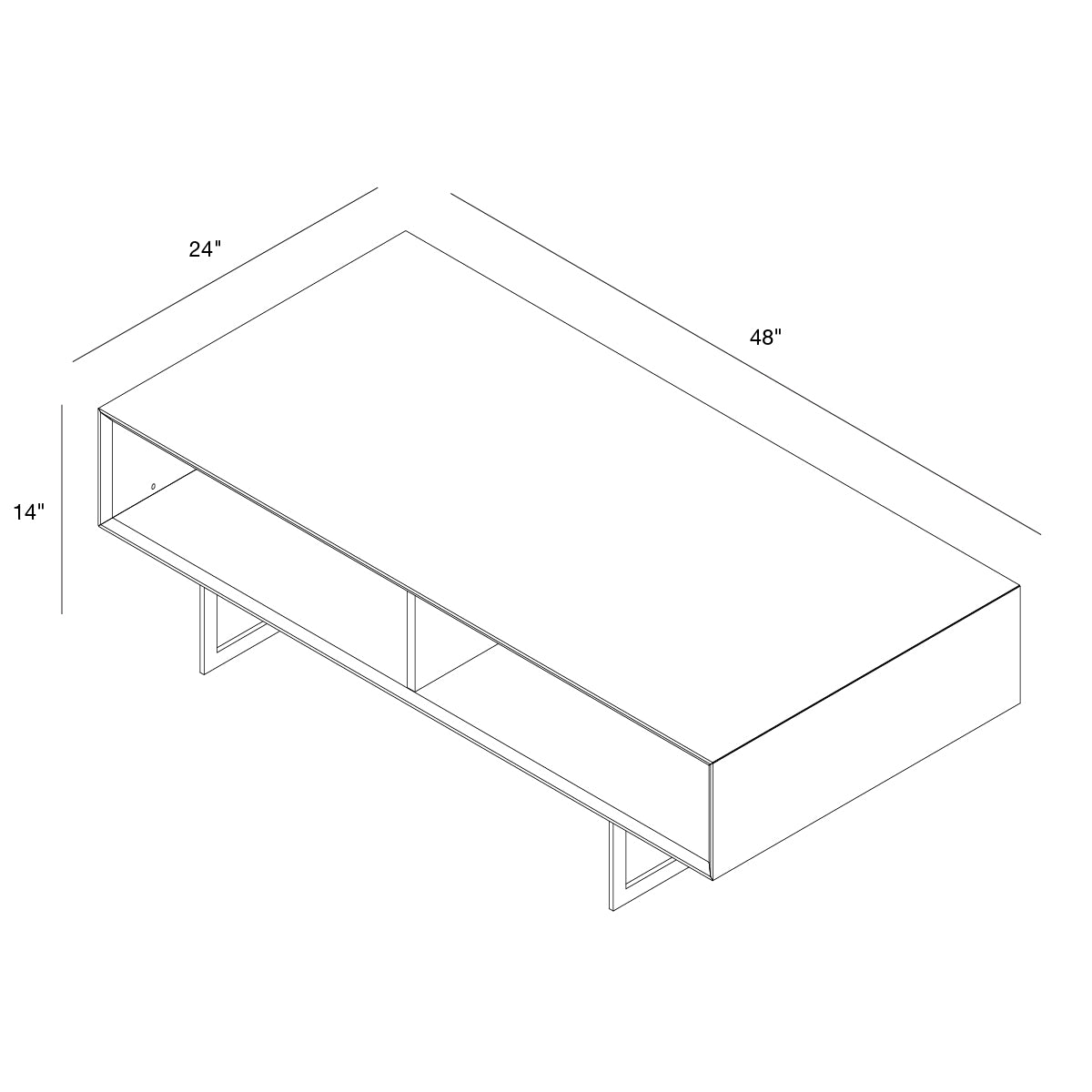 Anderson 48" Coffee Table - What A Room