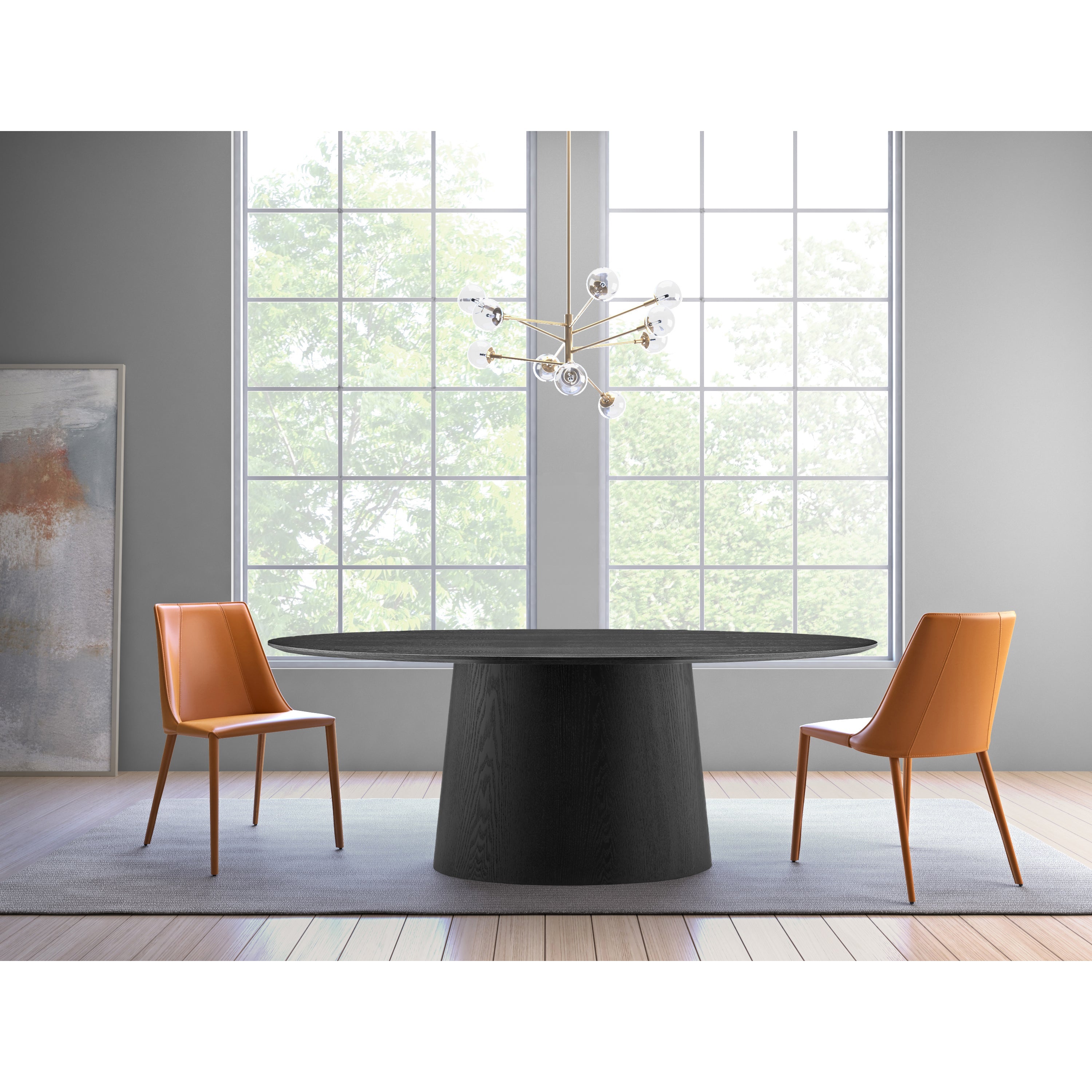 Deodat 79-inch Oval Dining Table - What A Room