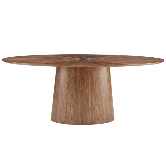 Deodat 79-inch Oval Dining Table - What A Room