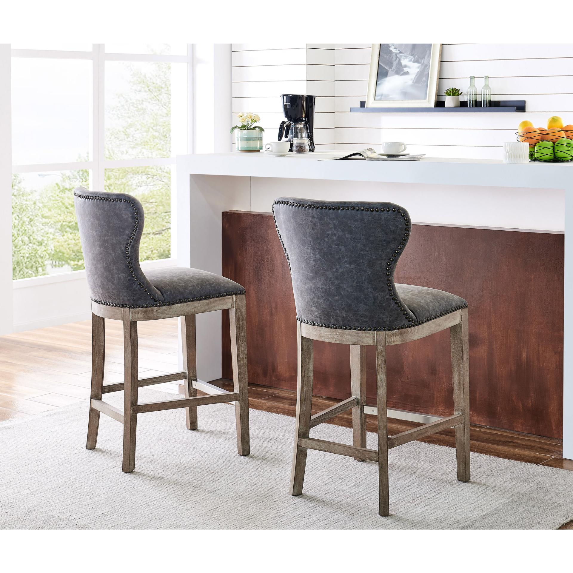 Dorsey PU Counter Stool - What A Room