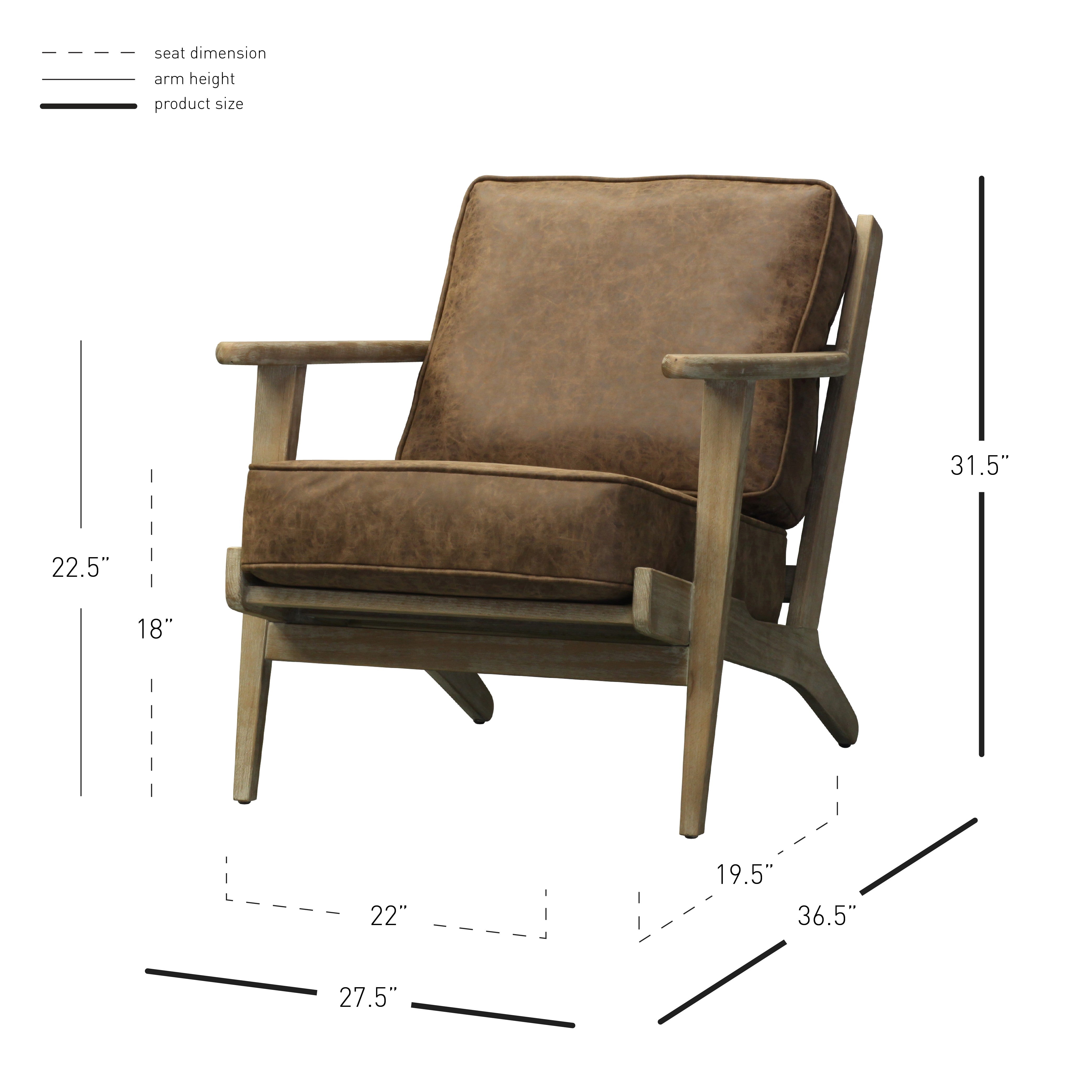 Albert PU Accent Chair - What A Room
