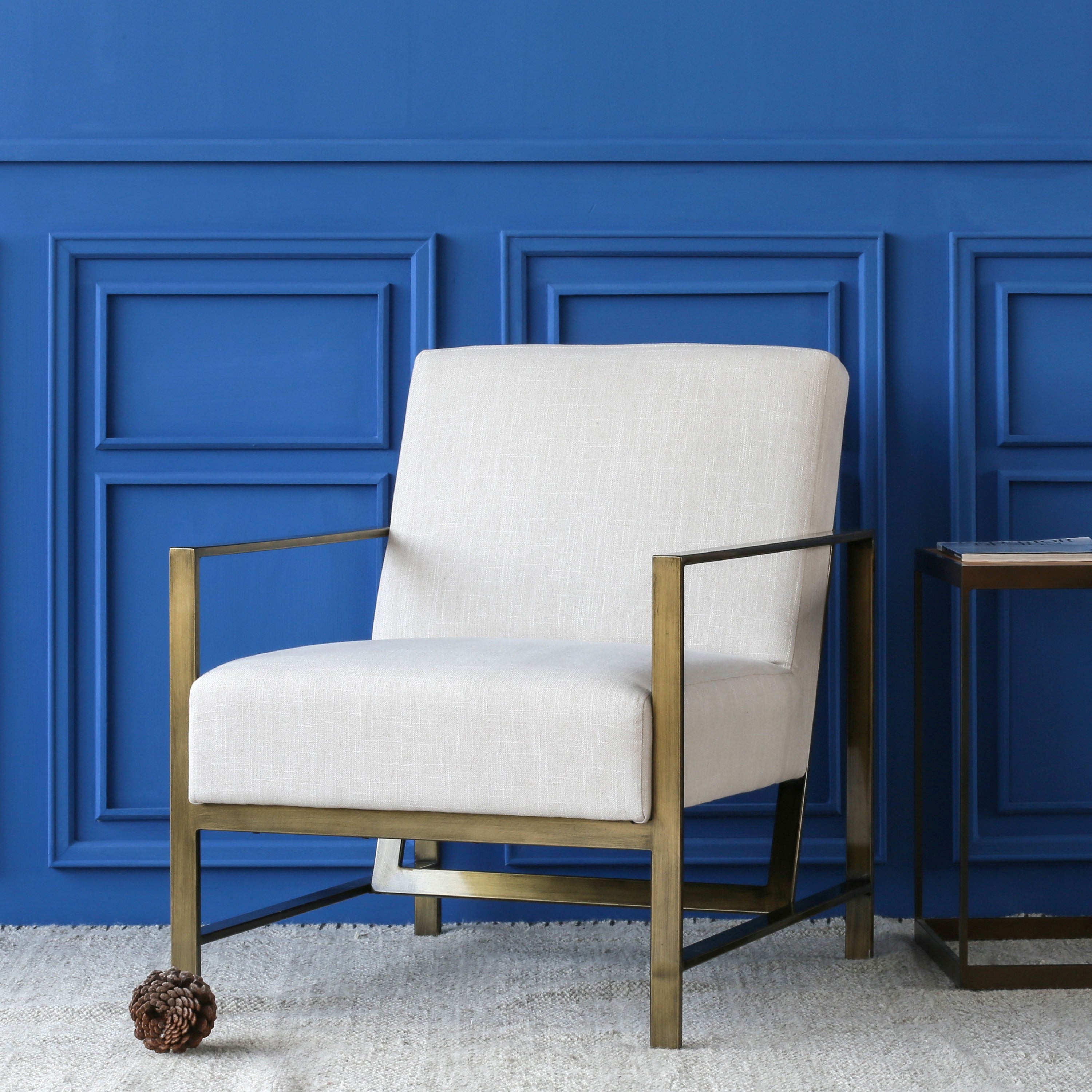 Francis Fabric Accent Arm Chair - What A Room
