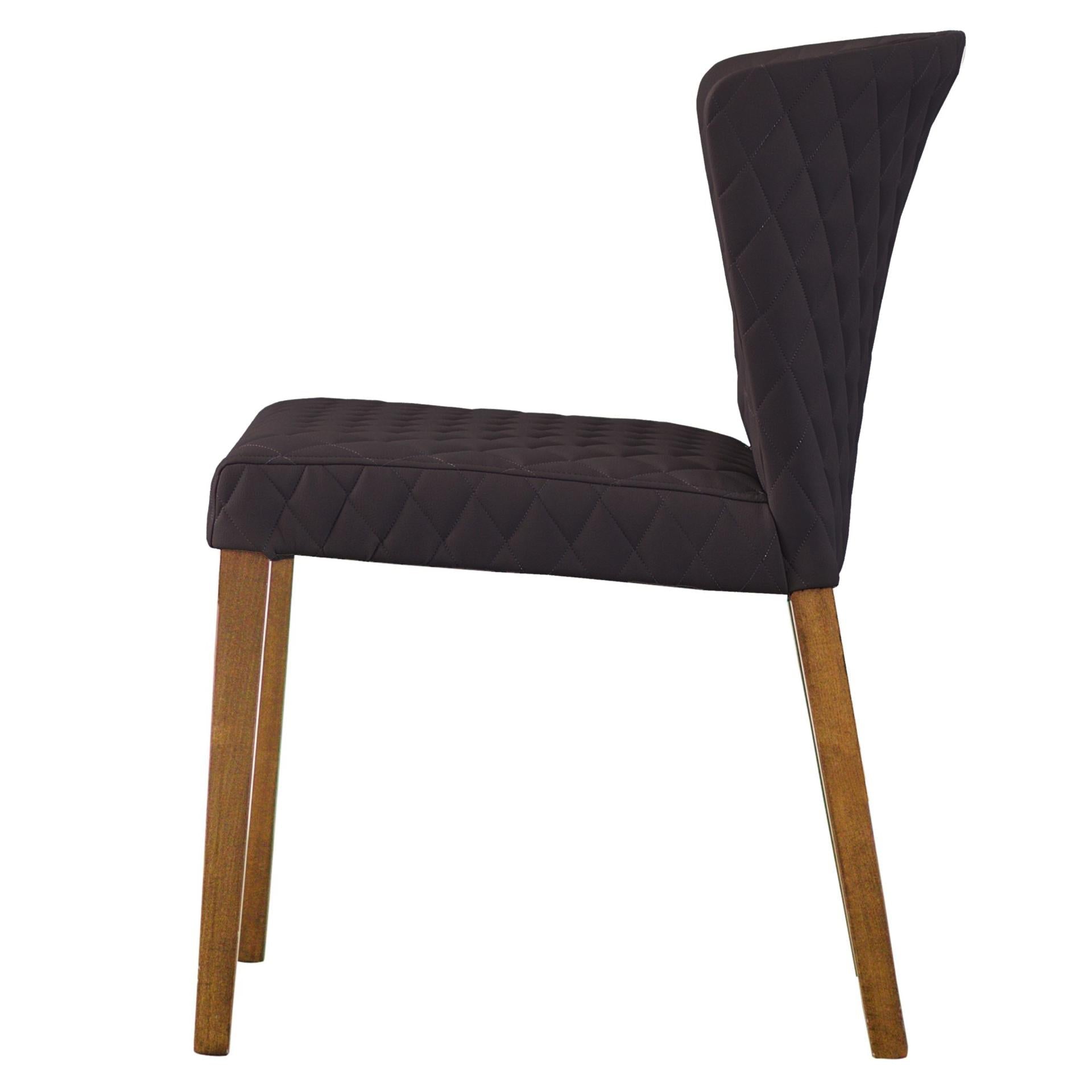 Albie KD Diamond Stitching PU Dining Side Chair - What A Room