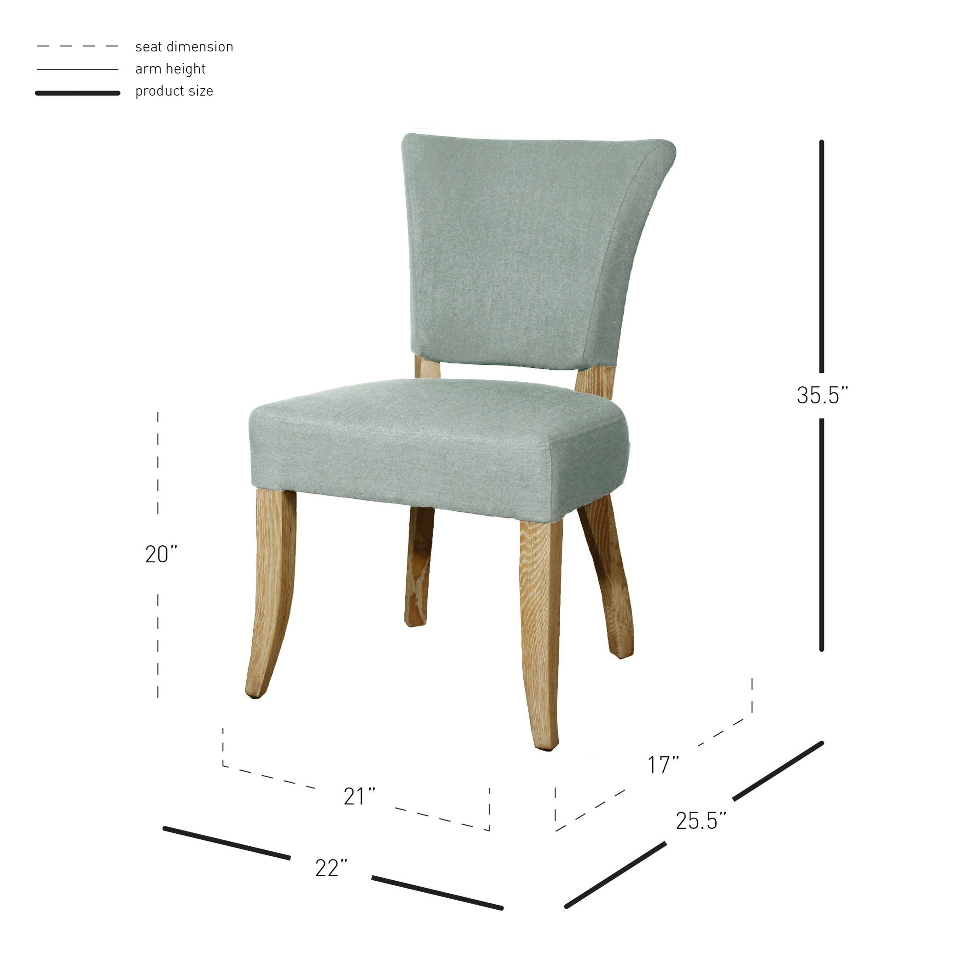 Austin Fabric Dining Side Chair - What A Room