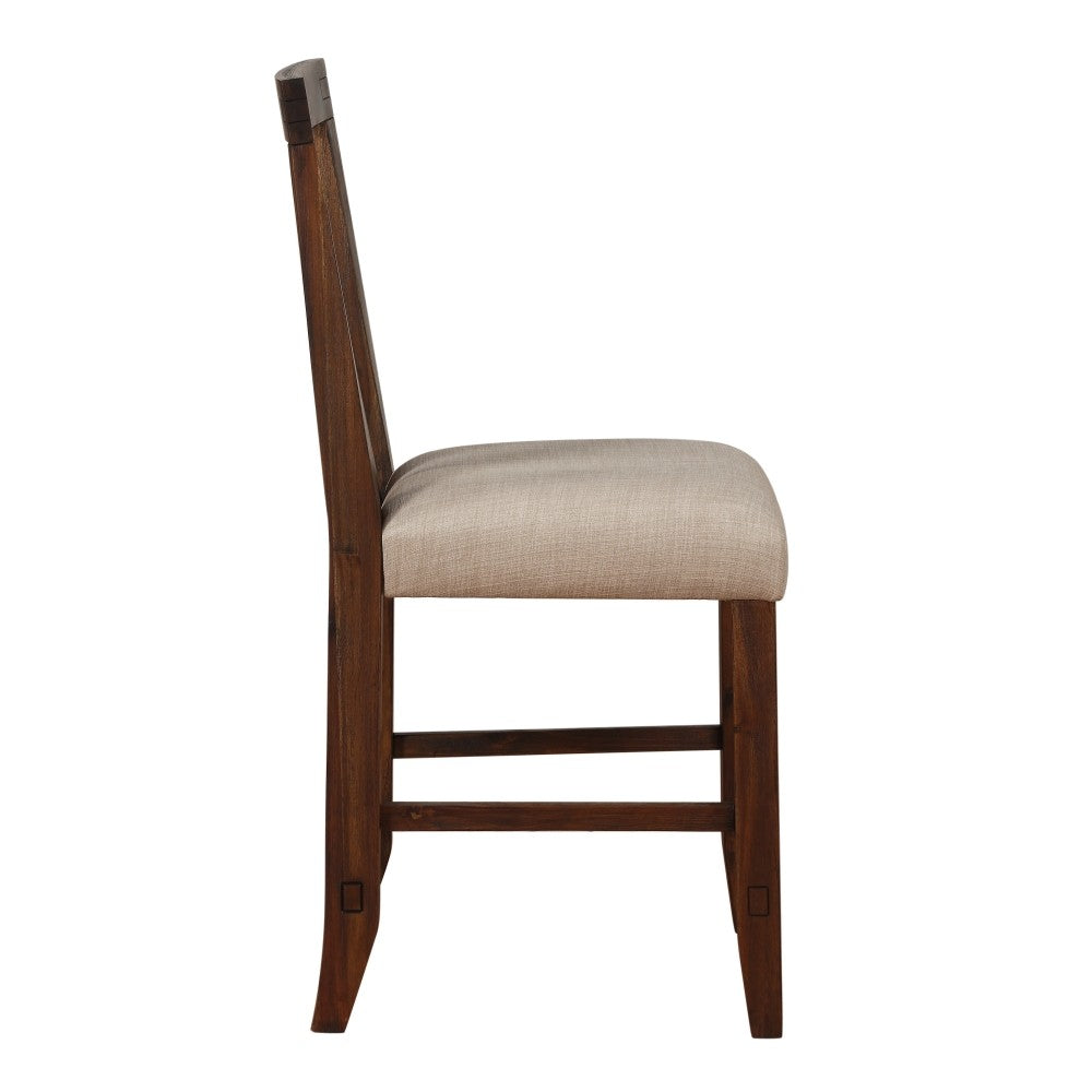 Meadow Solid Wood Upholstered Kitchen Counter Stool - What A Room