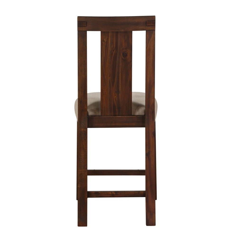 Meadow Solid Wood Upholstered Kitchen Counter Stool - What A Room