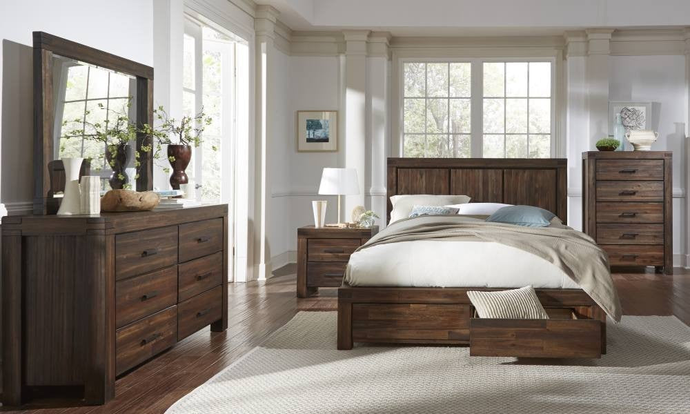 Meadow Solid Wood Beveled Glass Solid Wood Mirror - What A Room