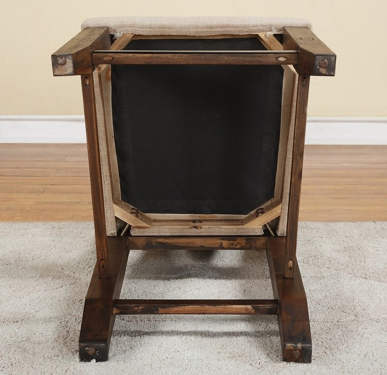 Meadow Solid Wood Uphostered Panel-Back Chair - What A Room