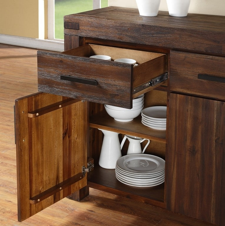 Meadow Solid Wood Three Drawer Three Door Sideboard - What A Room