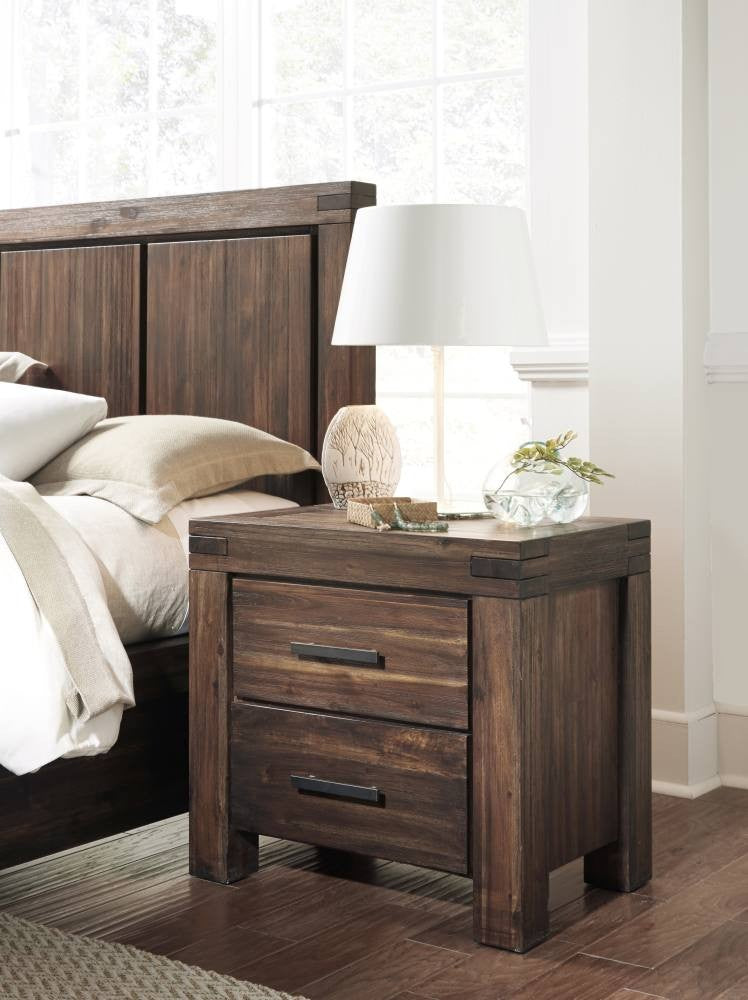 Meadow Solid Wood Two Drawer Nightstand - What A Room