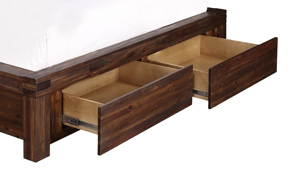 Meadow Solid Wood Footboard Storage Bed - What A Room
