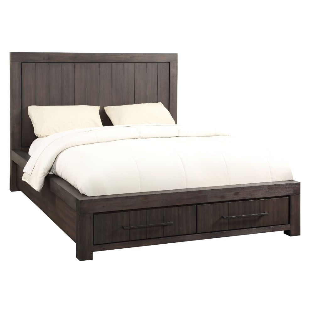 Heath Two Drawer Storage Bed in Basalt Grey - What A Room