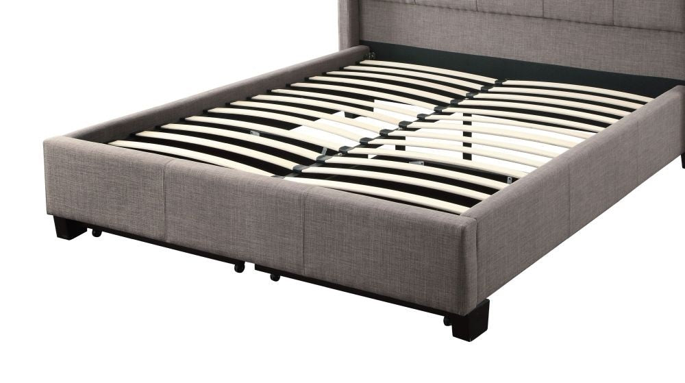 Royal Tufted Platform Storage Bed - What A Room