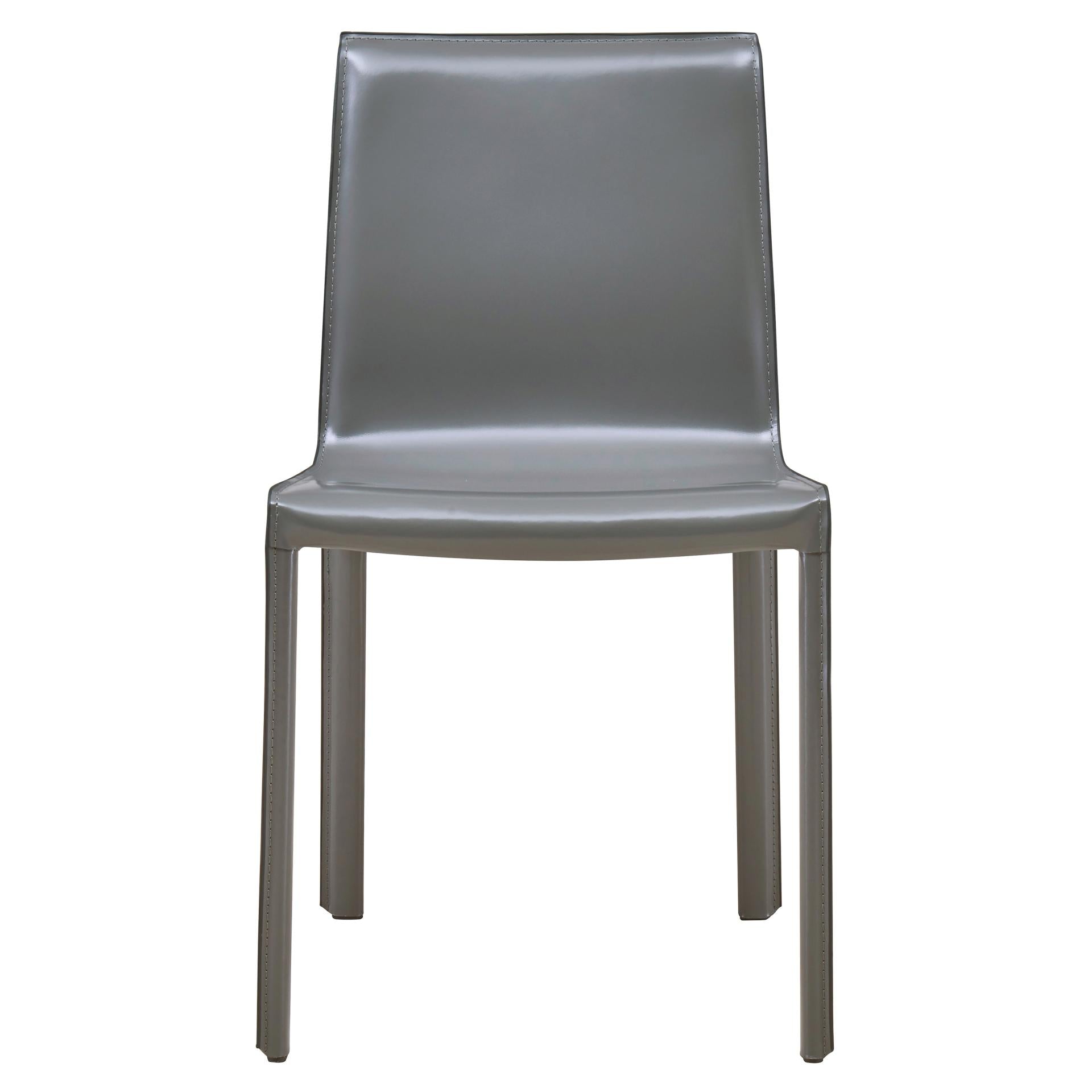 Gervin Recycled Leather Dining Side Chair - What A Room