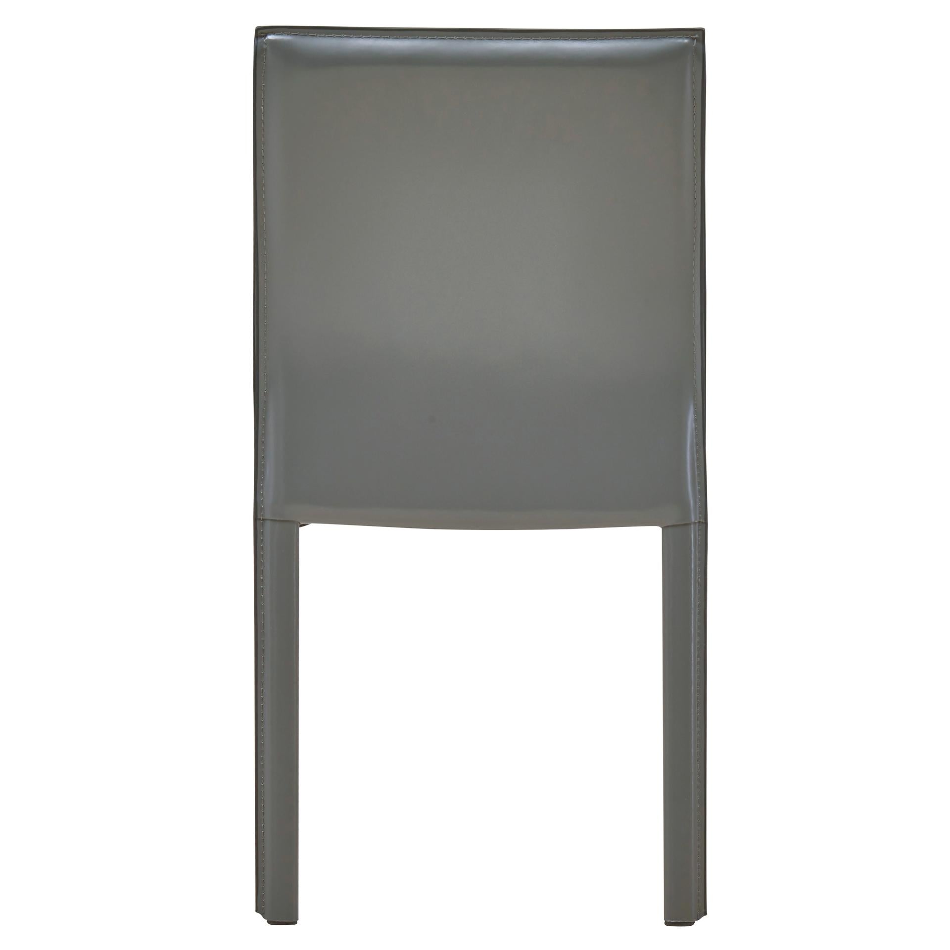 Gervin Recycled Leather Dining Side Chair - What A Room