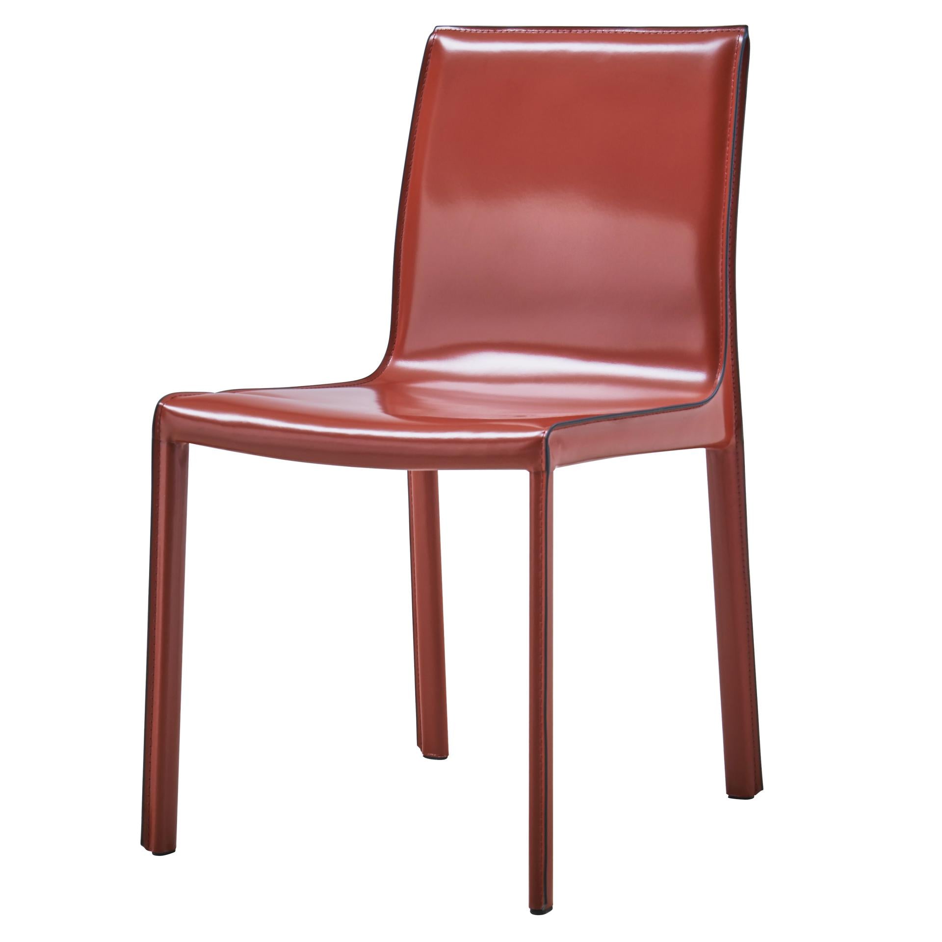 Gervin Recycled Leather Dining Side Chair - What A Room
