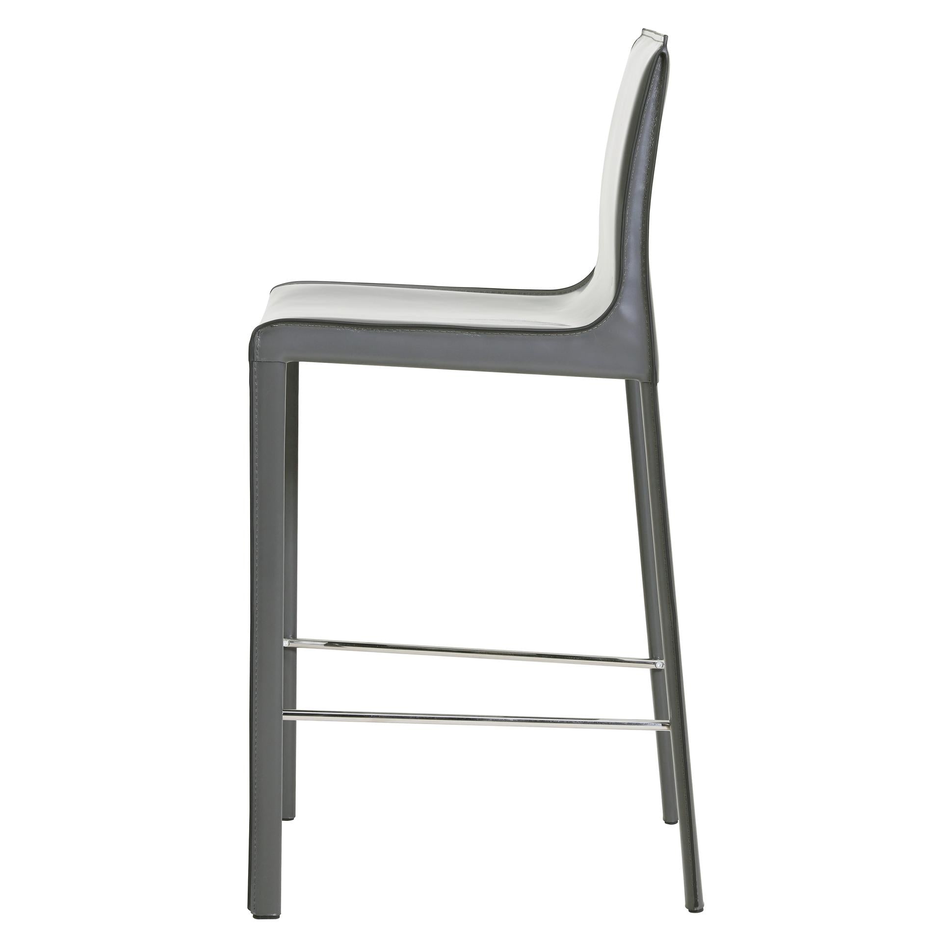 Gervin Recycled Leather Counter Stool - What A Room