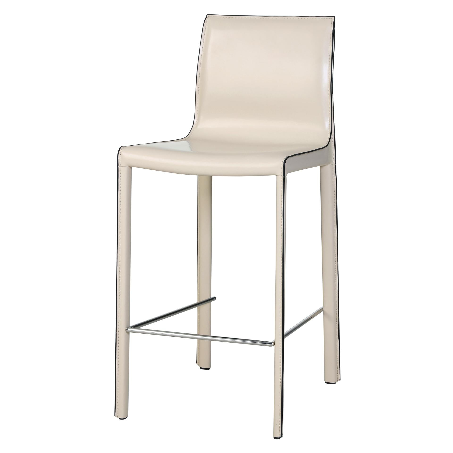 Gervin Recycled Leather Counter Stool - What A Room