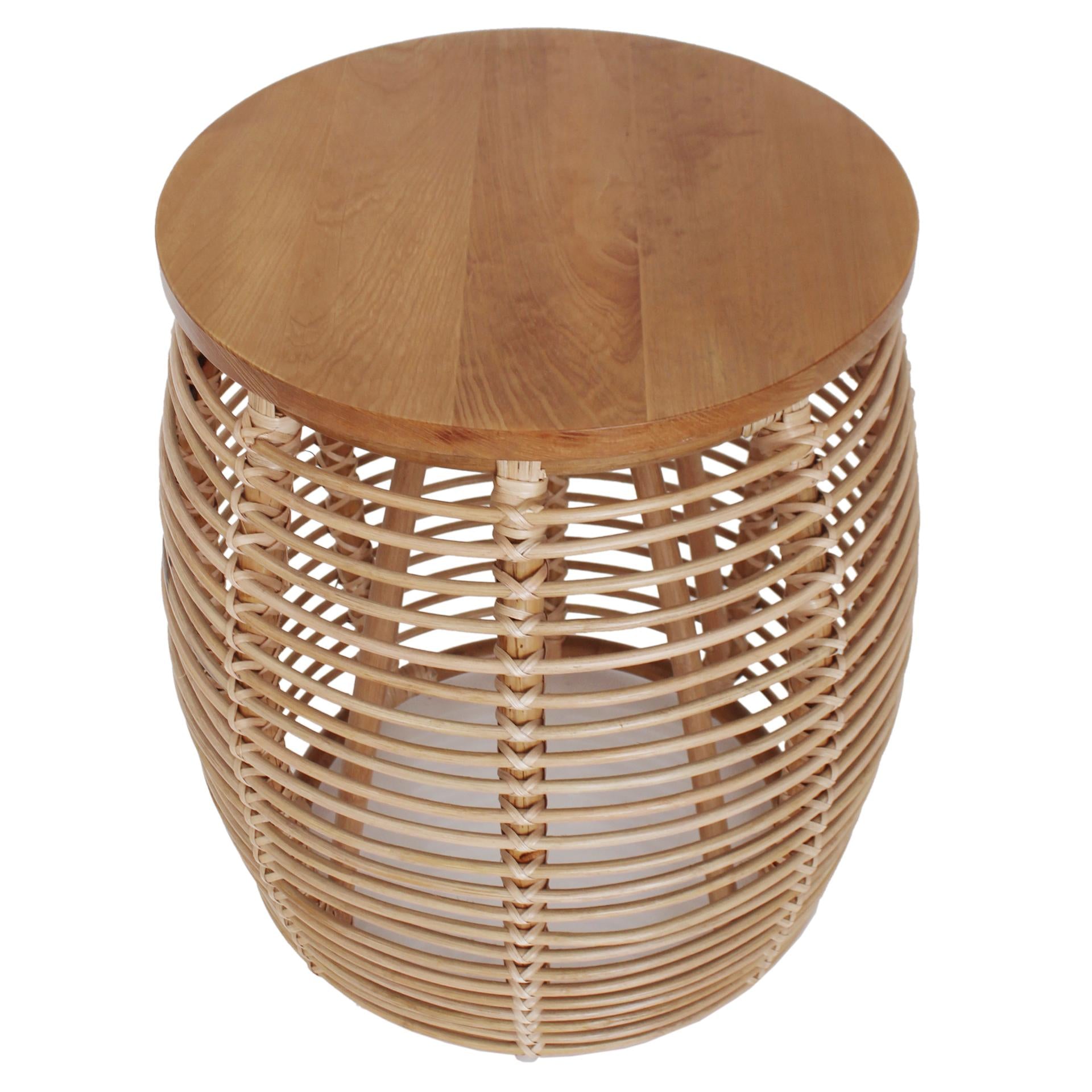 Iris Rattan Side/ End Table - What A Room