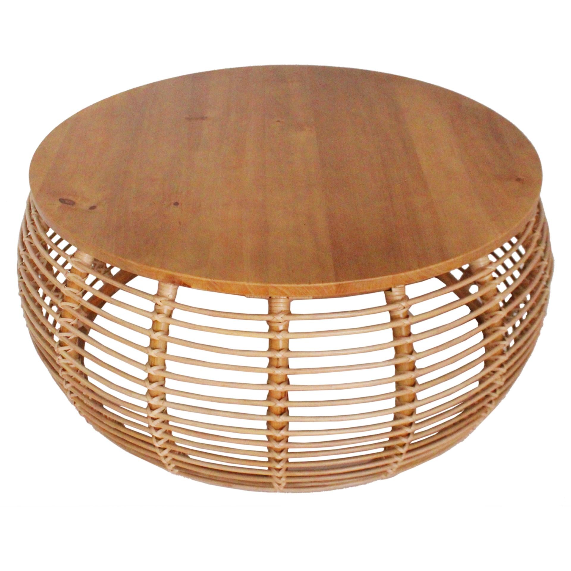 Iris Rattan Coffee Table - What A Room