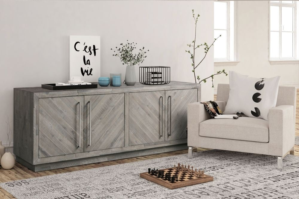 Alexandra Solid Wood Media Console - What A Room