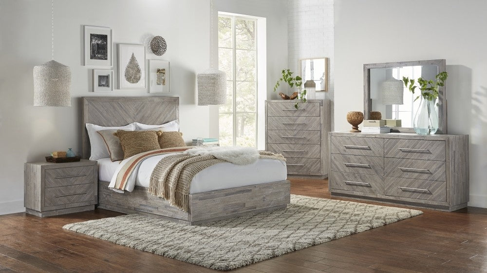 Alexandra Solid Wood Storage Bed in Rustic Latte - What A Room