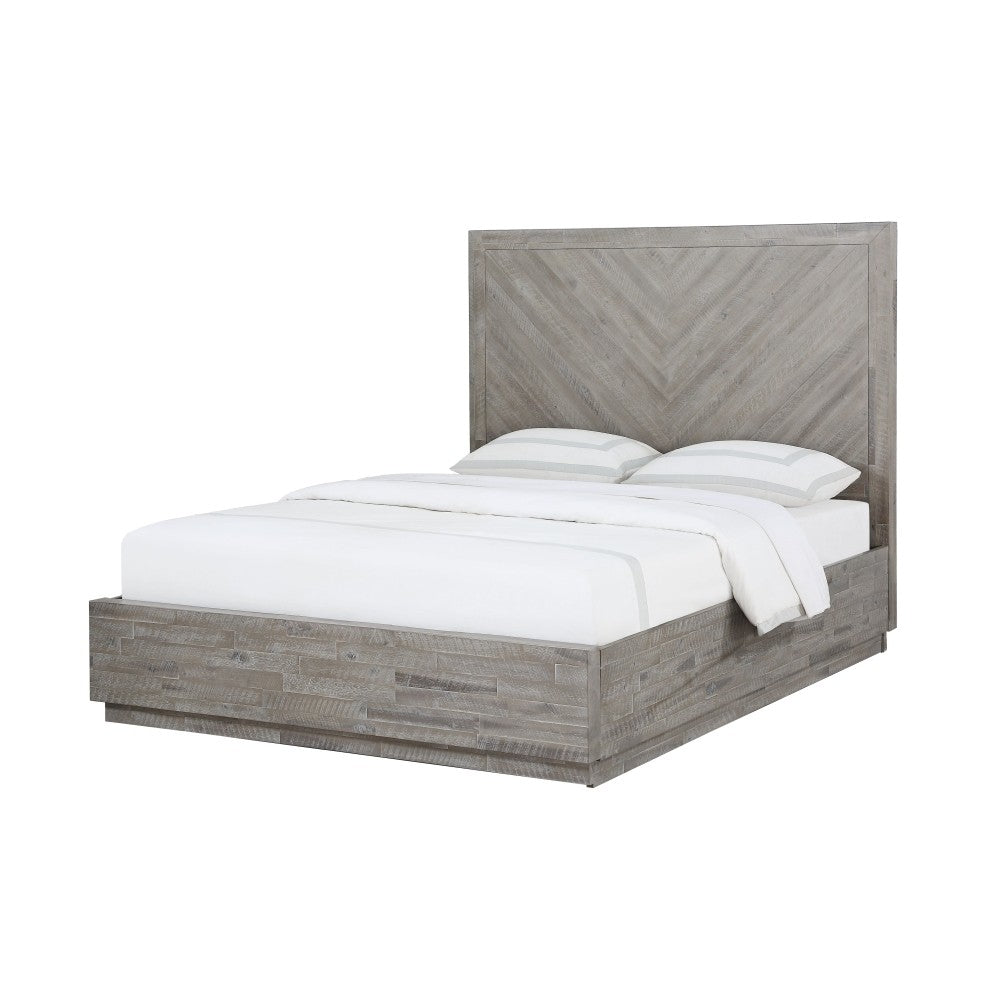 Alexandra Solid Wood Storage Bed in Rustic Latte - What A Room