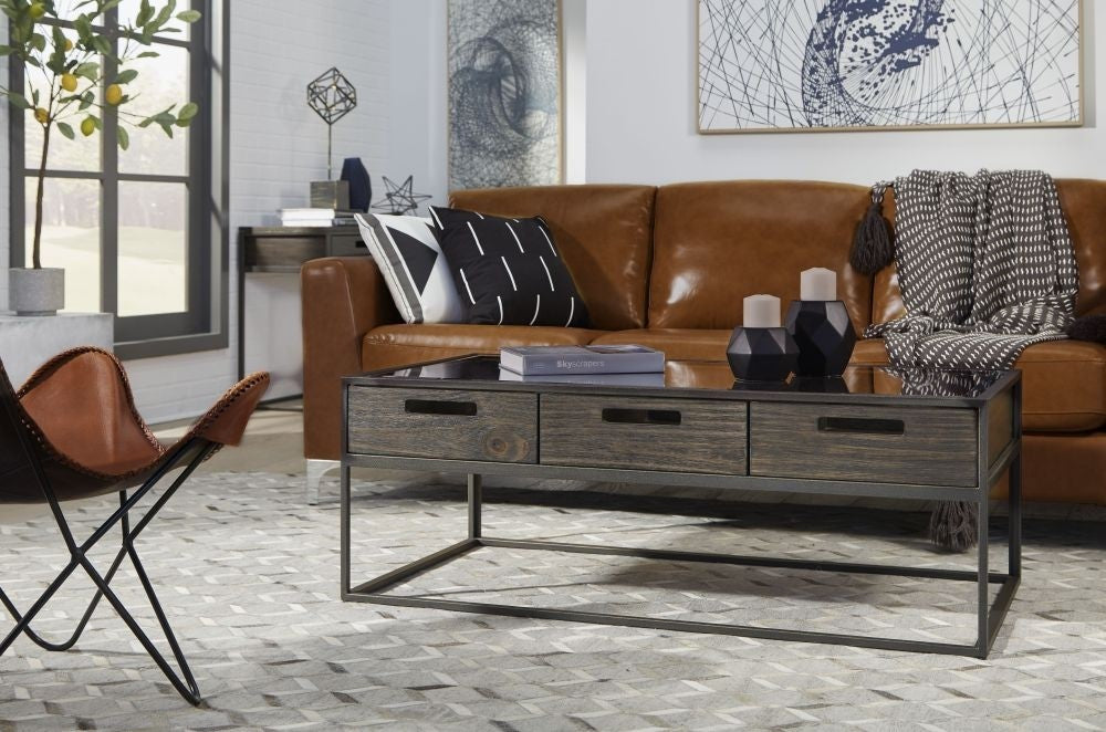 Bradley Three-Drawer Coffee Table - What A Room