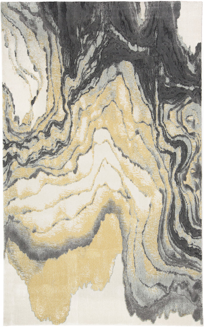 Your local home furnishings store What A Room in San Jose has this contemporary, abstract marble-like accent rug