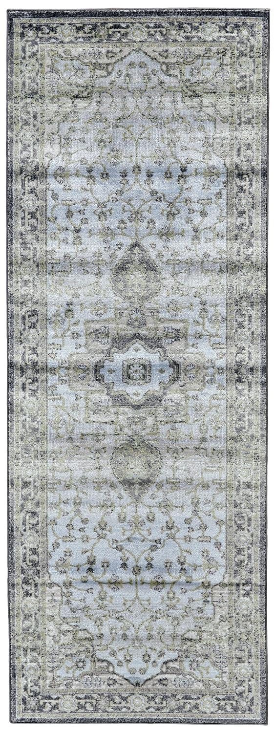 Runner rug with styling from antiquity - Furniture store in Santa Clara has the best home furnishing accent options
