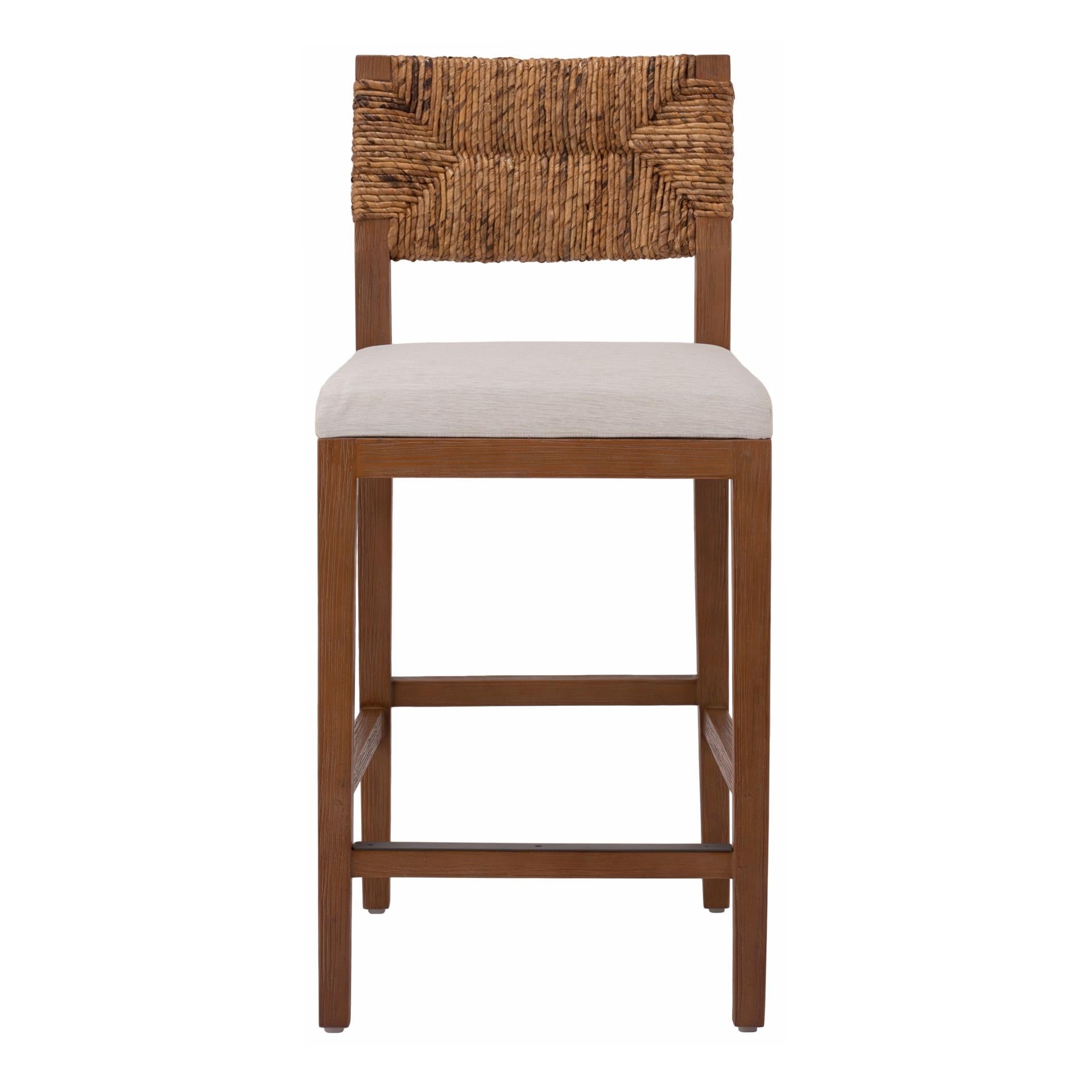 Lyon Abaca Counter Stool - What A Room
